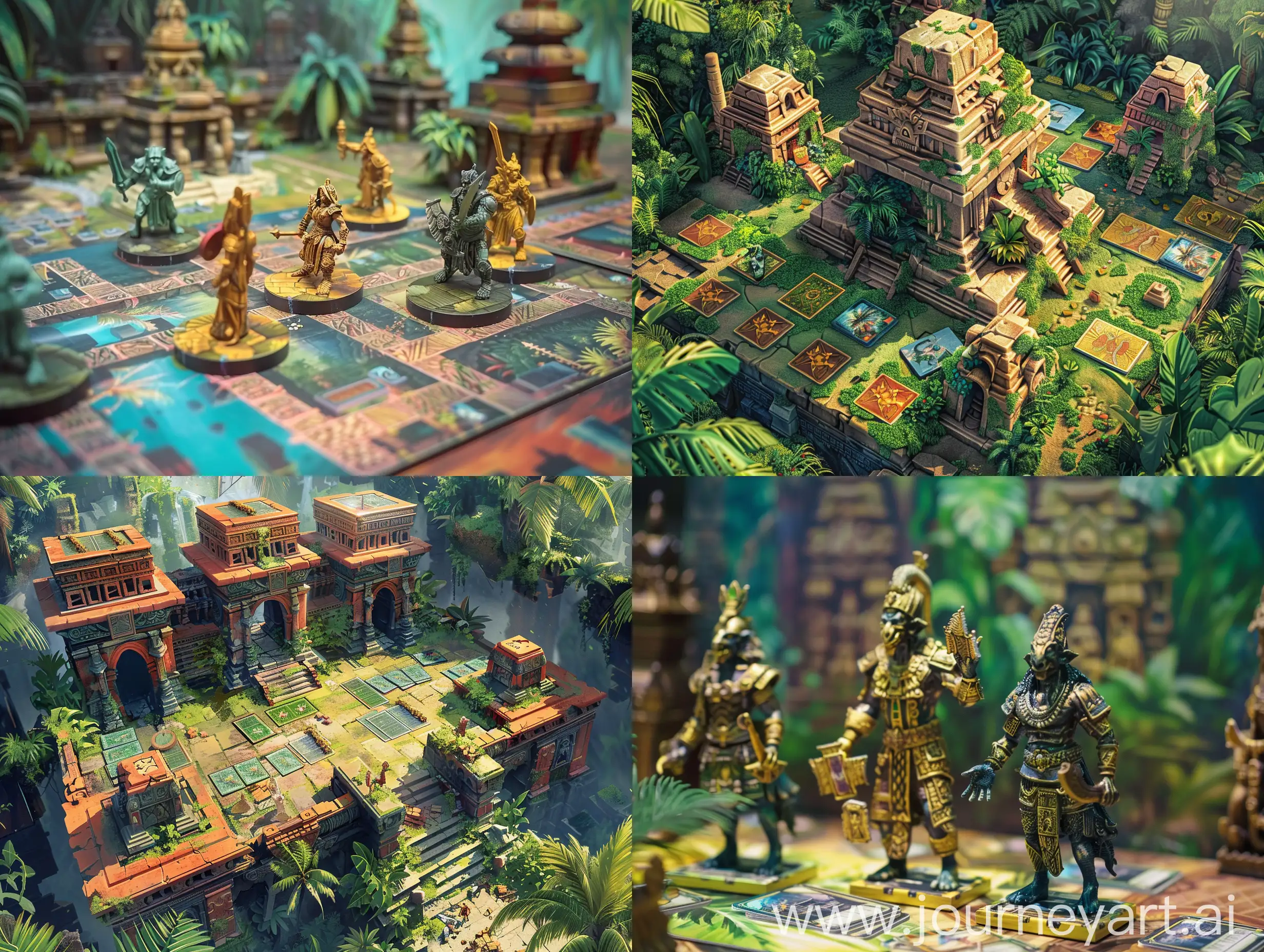 Strategic-Jungle-Adventure-Tactical-Board-Game-with-Temple-Exploration-and-Treasure-Hunt