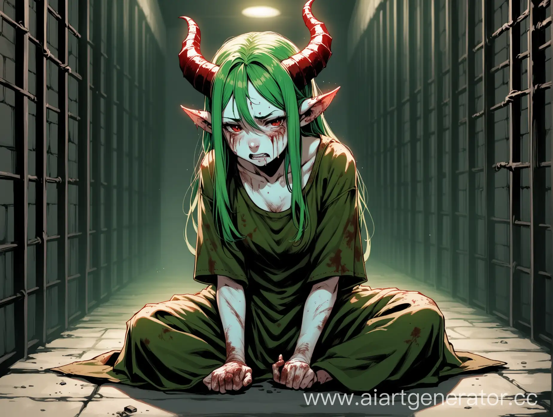 Desperate-Teenage-Tiefling-Slave-Girl-in-Prison-Cell