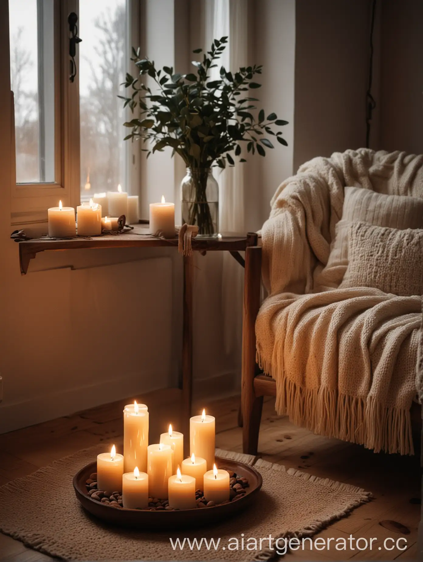 Warm-and-Welcoming-Cozy-Interior-Illuminated-with-Candles