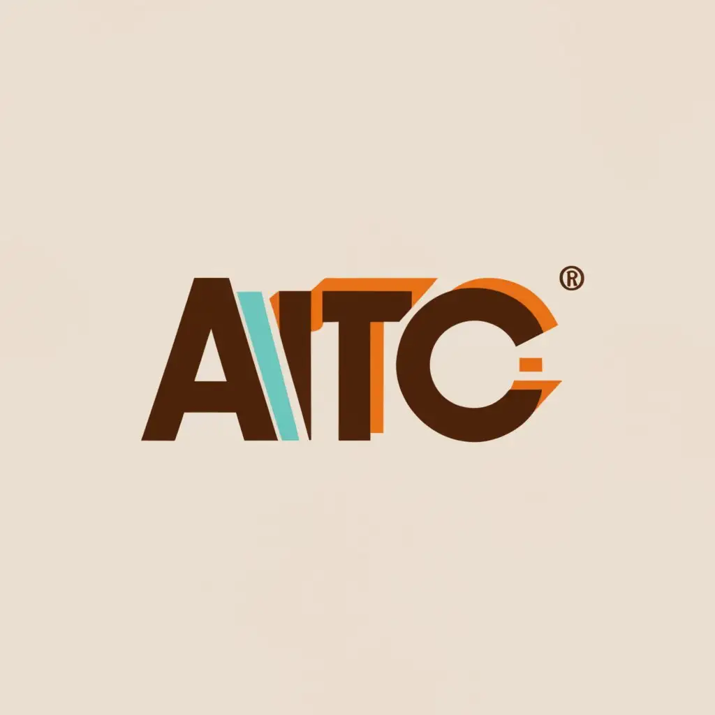 a logo design,with the text "AITC", main symbol:Advanced International Trading Company – AITC, is a newly-established Saudi based company founded by a big group who runs many companies and activities in the MENA and Asia region. The main company activity is distribution of food and non-food products to home and business .. The vision is to become the leading and top advanced disrupter in the country and GCC region by providing innovative and high quality service..

AITC aims to grow the B2B presence by enhancing the partnership with world-class manufacturers to ensure a consistent supply of goods, and B2C to arrive to each consumer with the latest supply technology. ,Minimalistic,be used in Restaurant industry,clear background