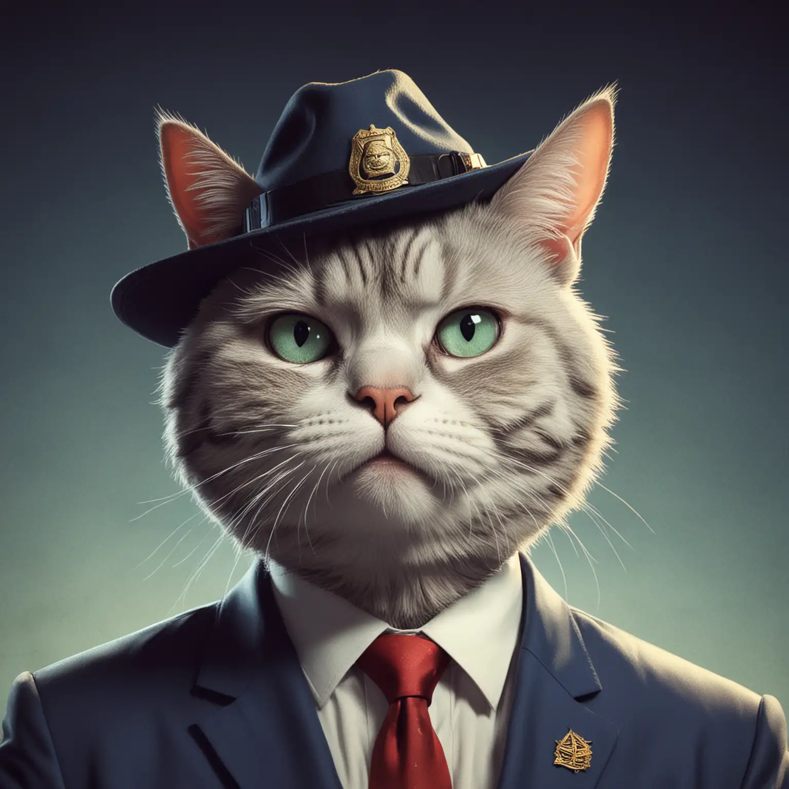 Cartoon Profile Picture of Conspiracy Cat