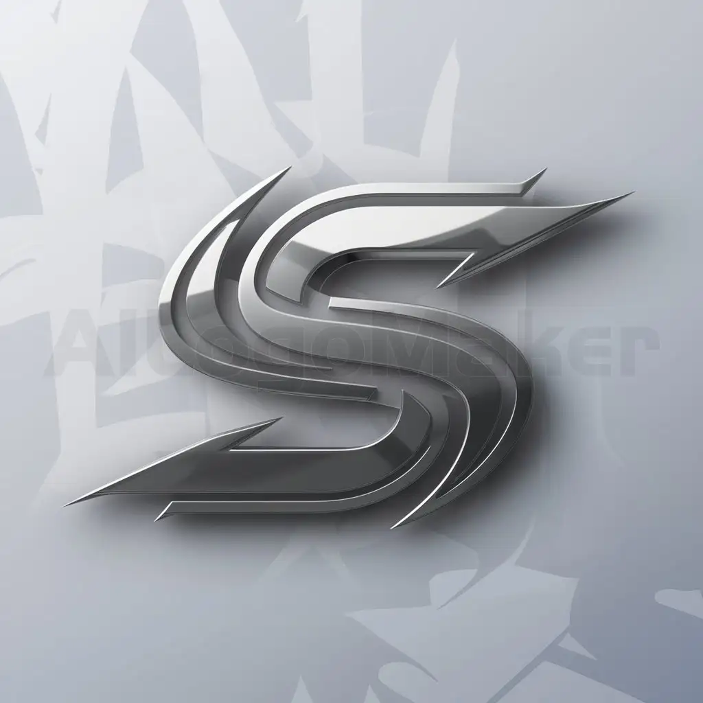 a logo design,with the text "S", main symbol:S,Moderate,clear background