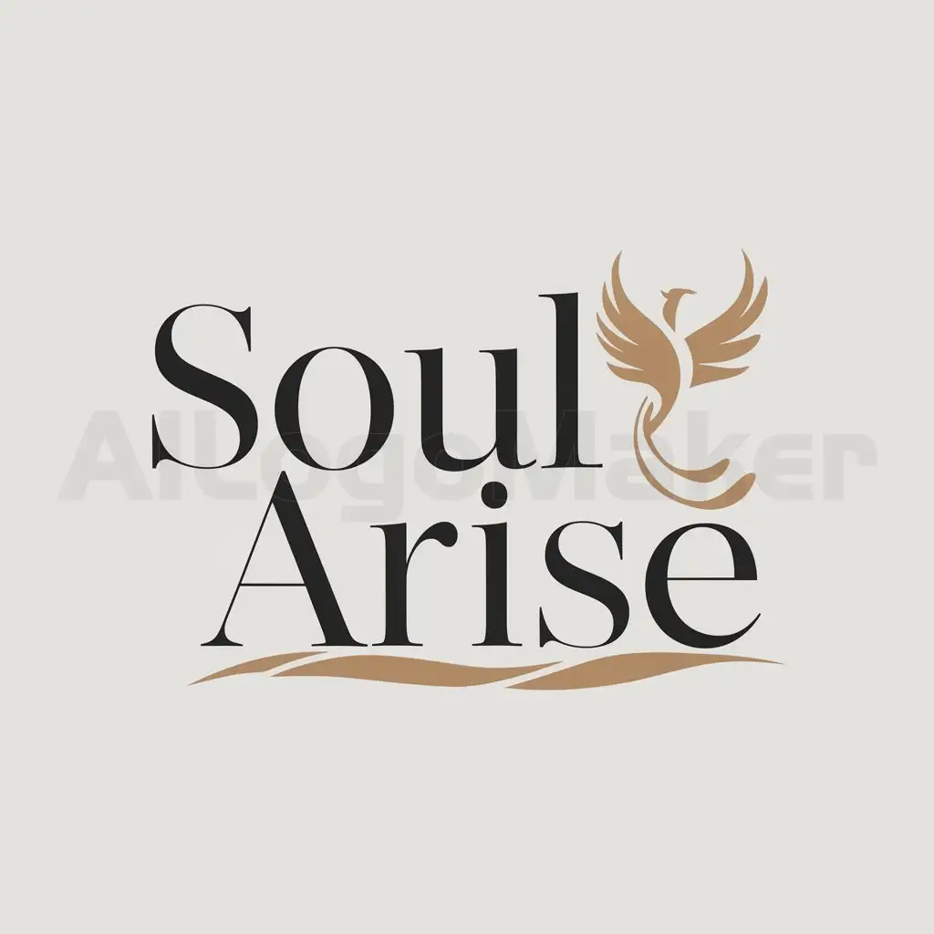 a logo design,with the text "Soul Arise", main symbol:relaxing assesirisen company,Moderate,clear background