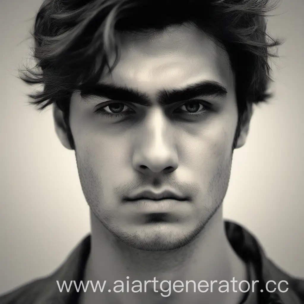 Serious-Young-Man-with-Dark-Eyebrows