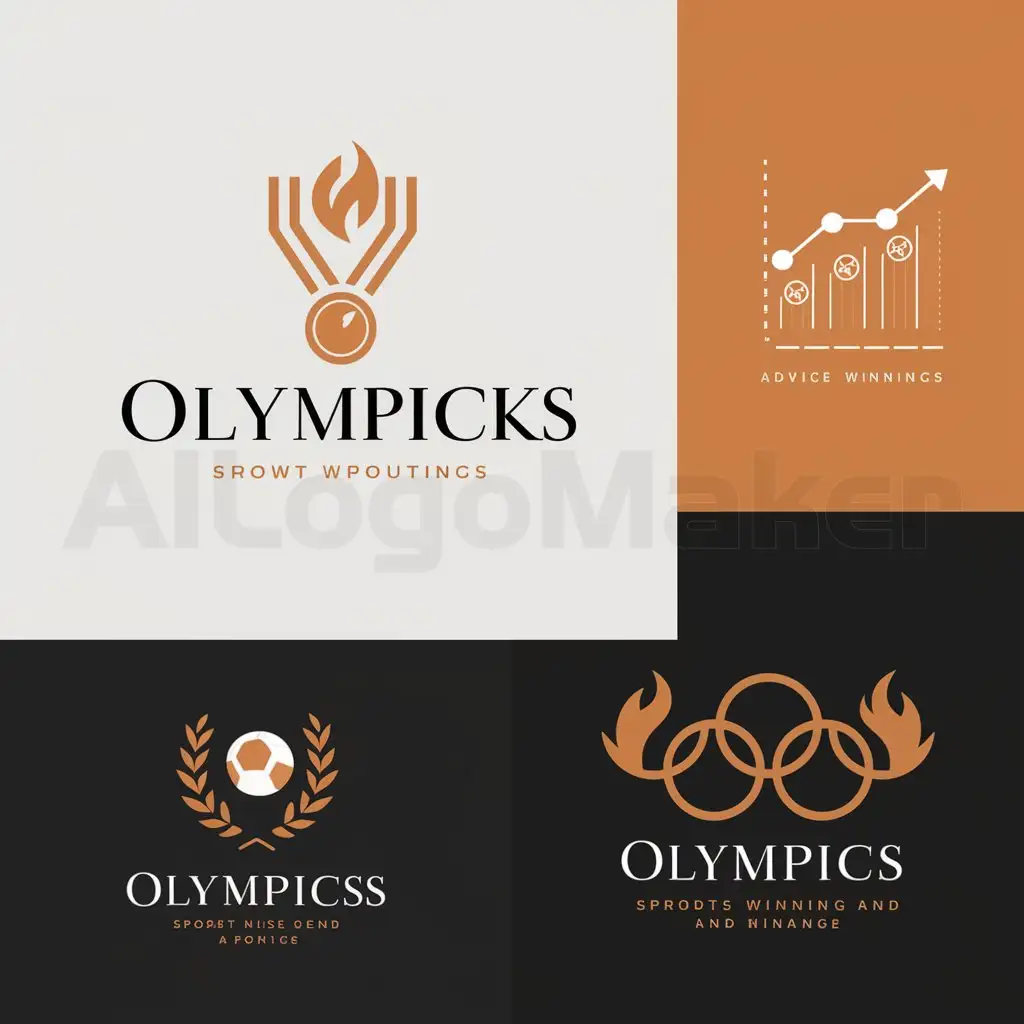 LOGO-Design-For-Olympicks-Elegant-Medal-and-Flame-Emblem-with-Integrated-Sports-Icons