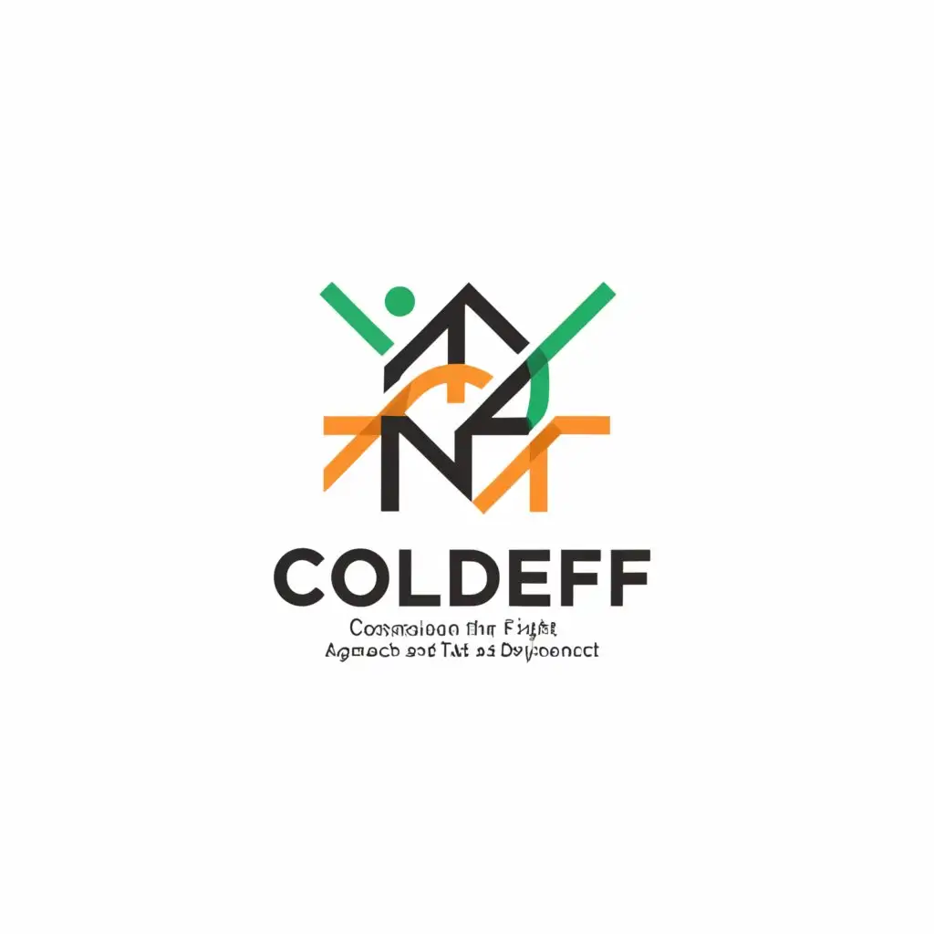 a logo design,with the text "Commission for the Fight against Economic, Financial, and Tax Delinquency (COLDEFF)", main symbol:Map of Niger,complex,clear background