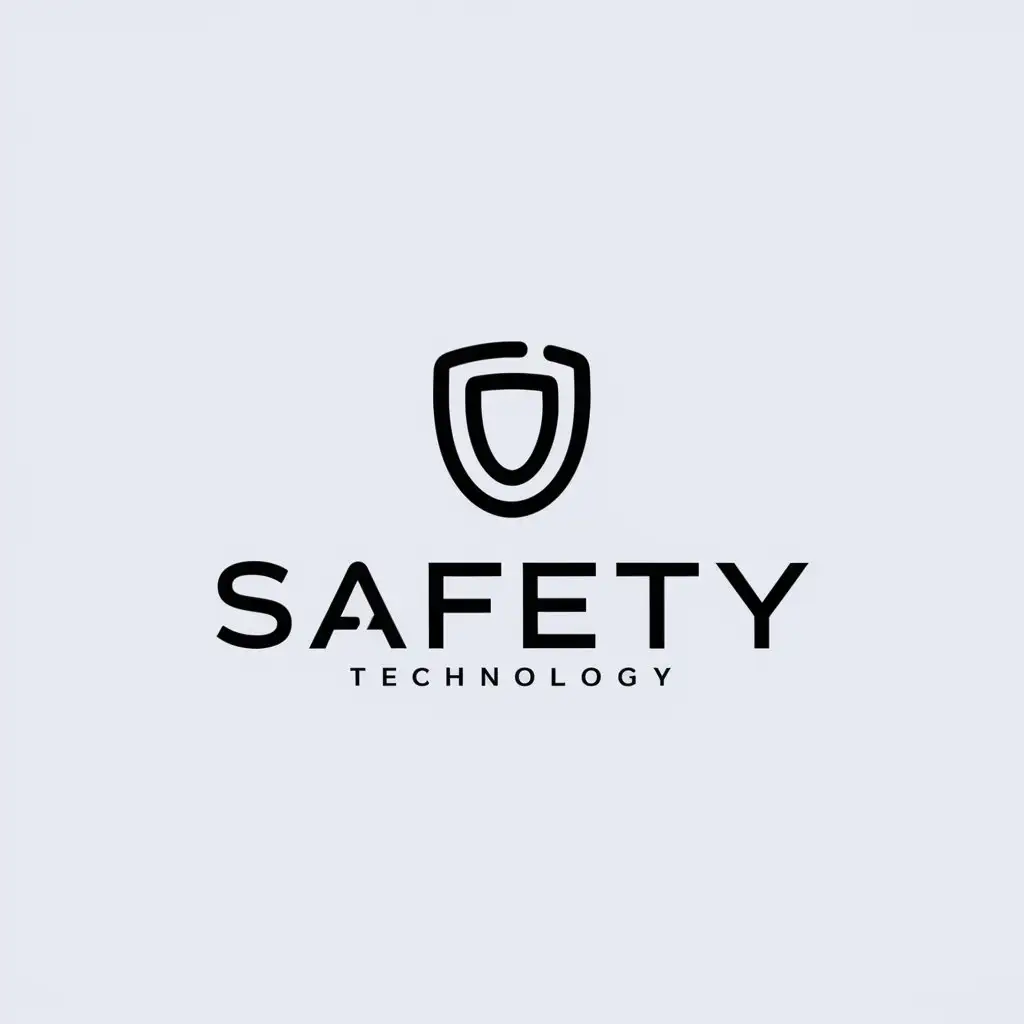 a logo design,with the text "safety", main symbol:letters,Minimalistic,be used in Technology industry,clear background
