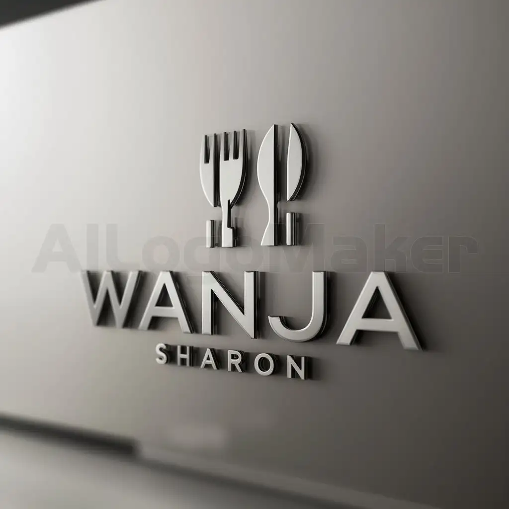 LOGO-Design-for-Wanja-Sharon-Elegant-Catering-Emblem-for-the-Restaurant-Industry