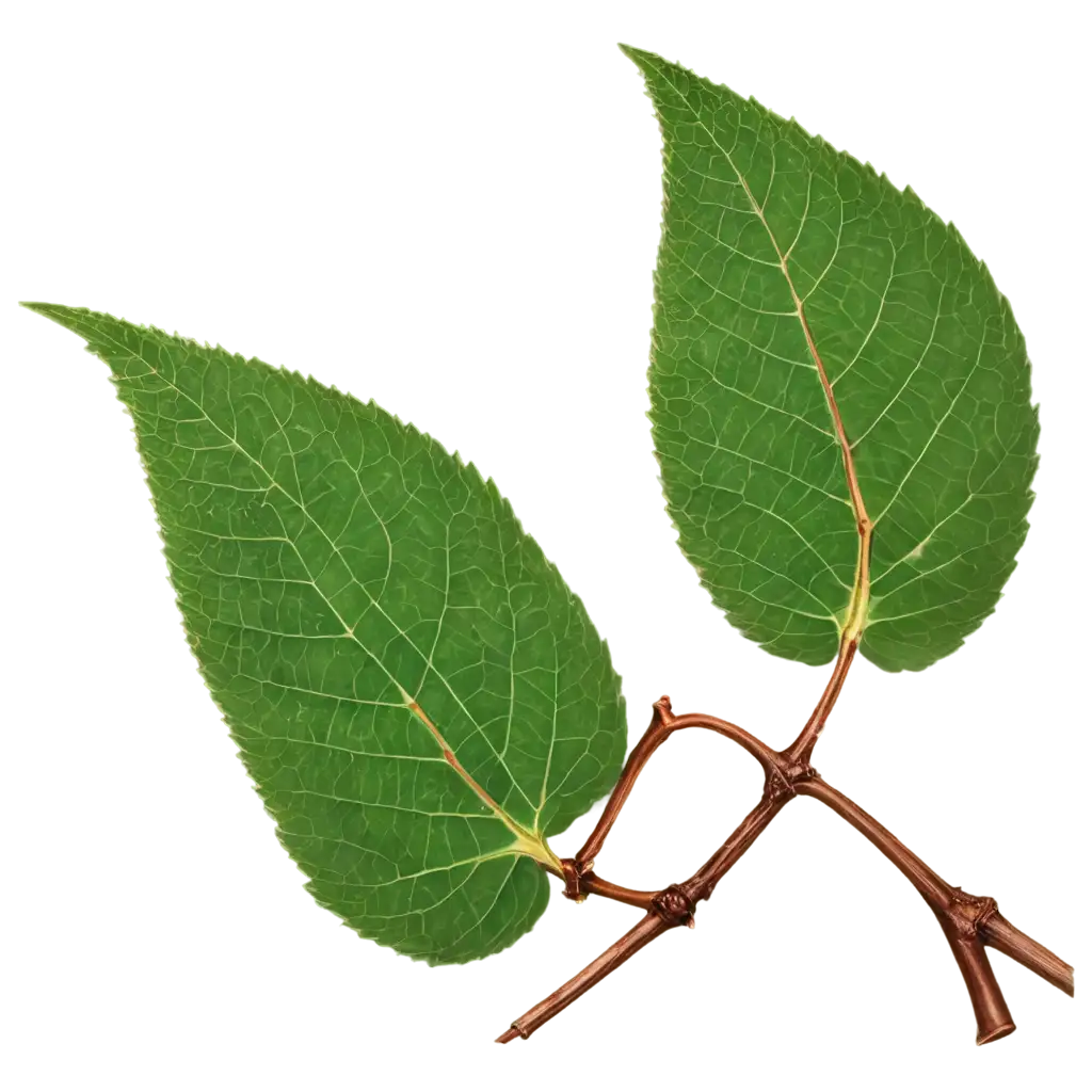 Vibrant-PNG-Image-Captivating-Leaves-of-a-Tree-on-a-Twig