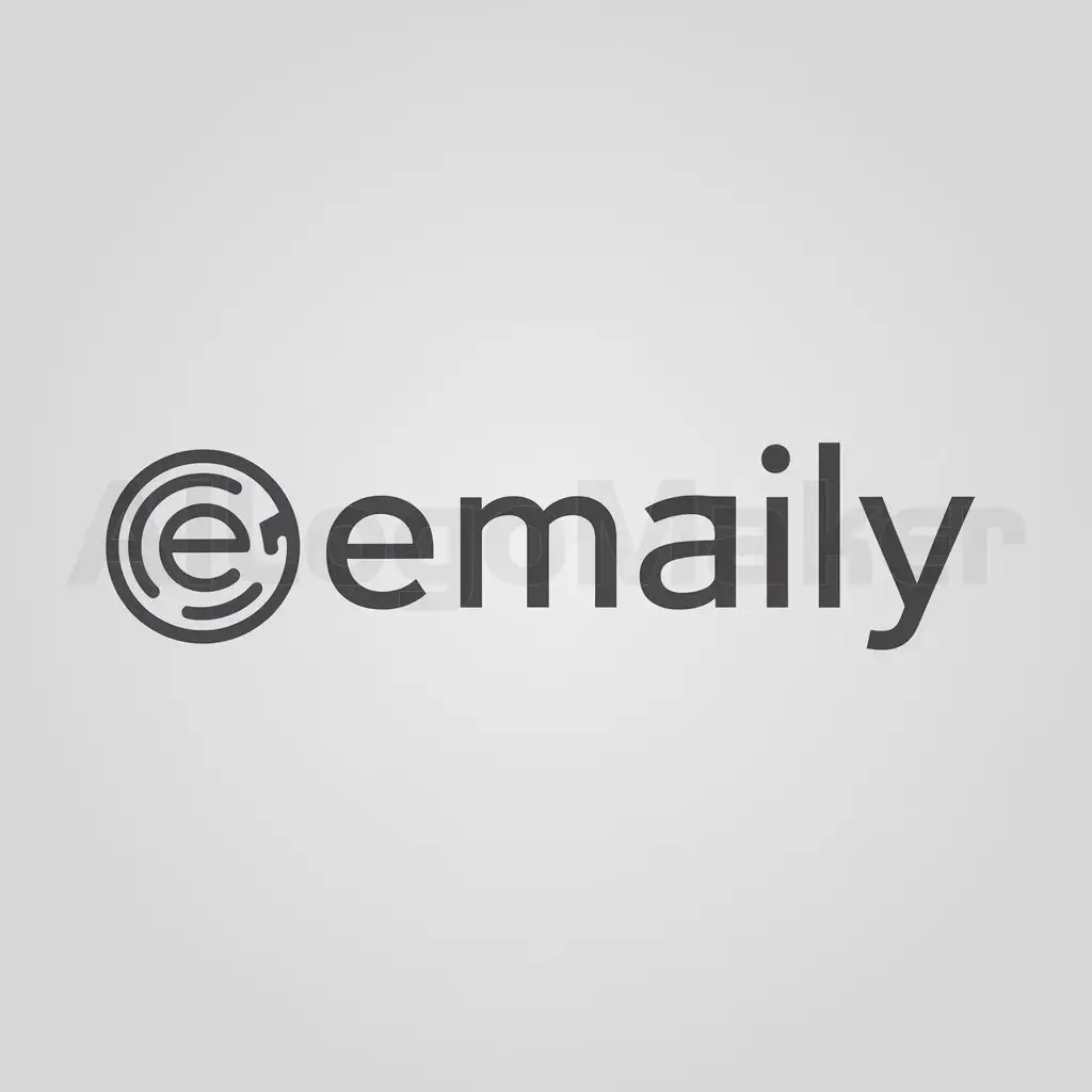 a logo design,with the text "Emaily", main symbol:money and email,Moderate,be used in Internet industry,clear background
