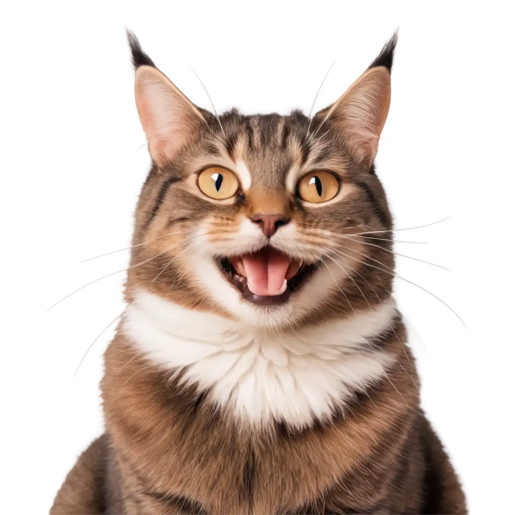 Vibrant-Happy-Smiling-Cat-PNG-Enhance-Your-Content-with-HighQuality-Feline-Cheer