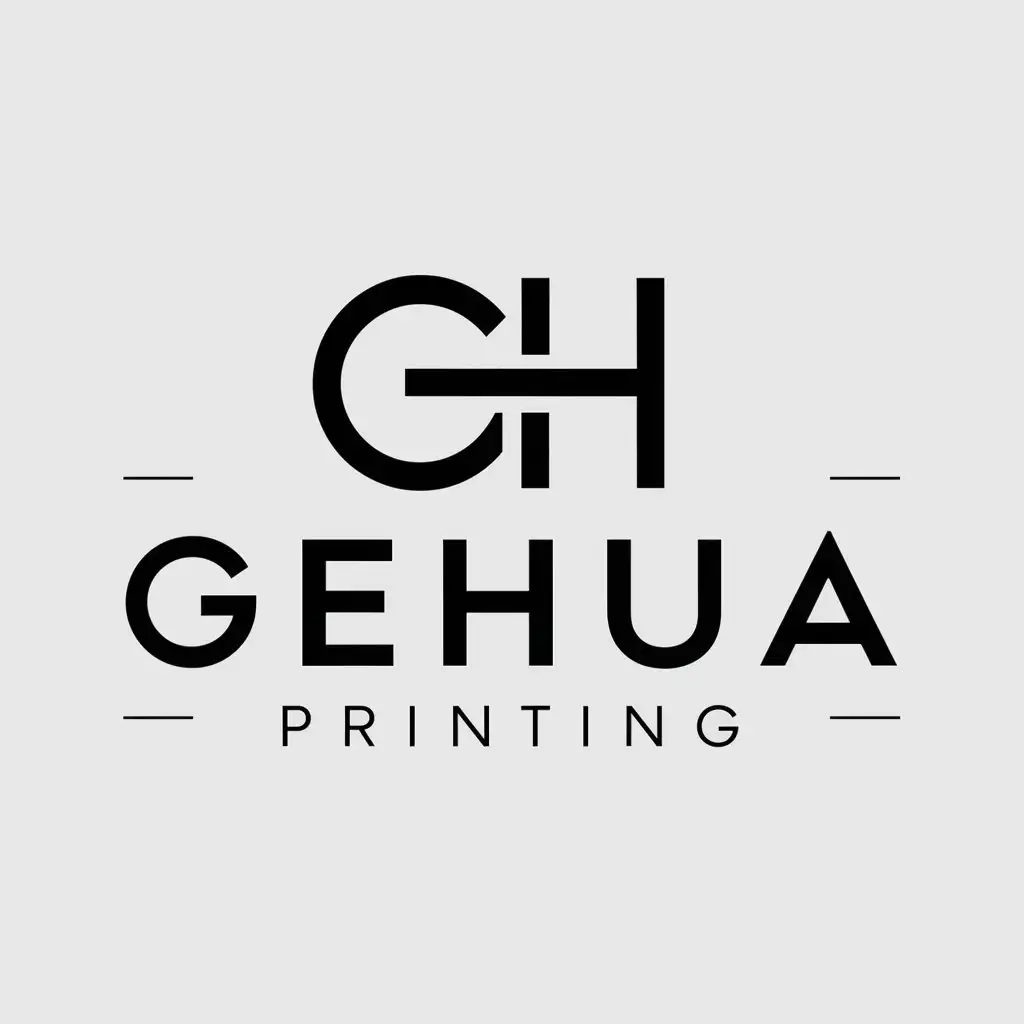 LOGO-Design-For-Gehua-Printing-Minimalistic-G-H-Symbol-for-Clear-Background-Use