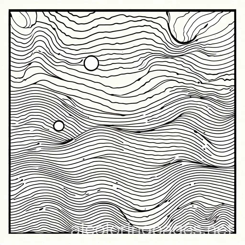 Simple-Line-Art-Coloring-Page-States-of-Matter-for-Kids