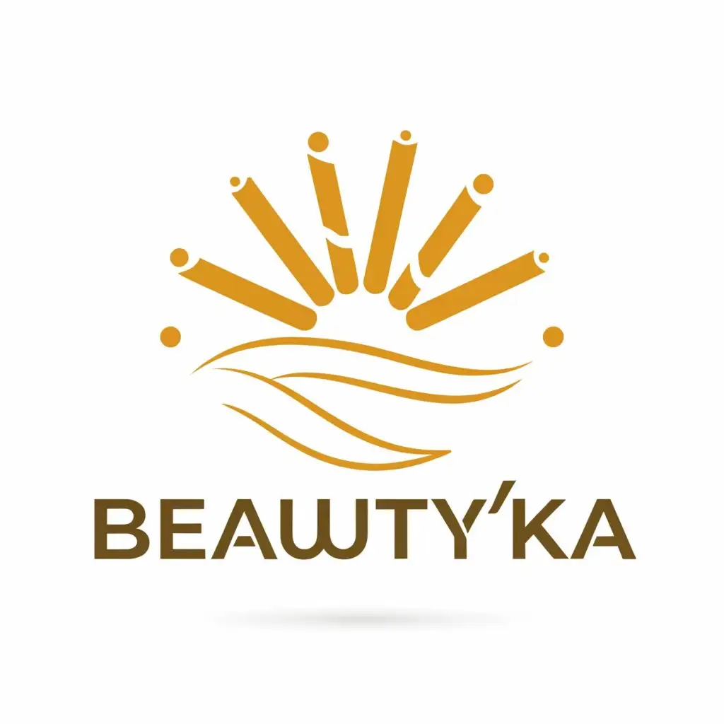 a logo design,with the text "Beauty'Ka", main symbol:Sun,Moderate,be used in Красота и спа industry,clear background
