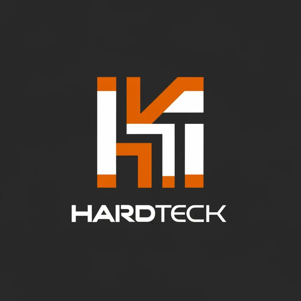a logo design,with the text "HT", main symbol:Hard Teck,Minimalistic,be used in Others industry,clear background