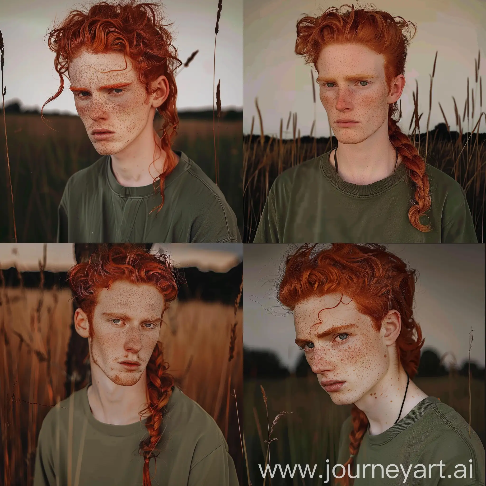 A guy with ginger hair