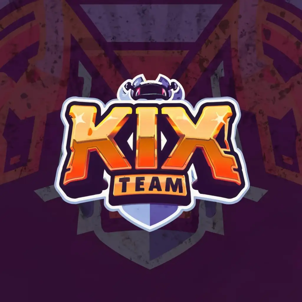 LOGO-Design-For-KIX-Team-Dynamic-PUBGInspired-Emblem-for-Entertainment-Industry