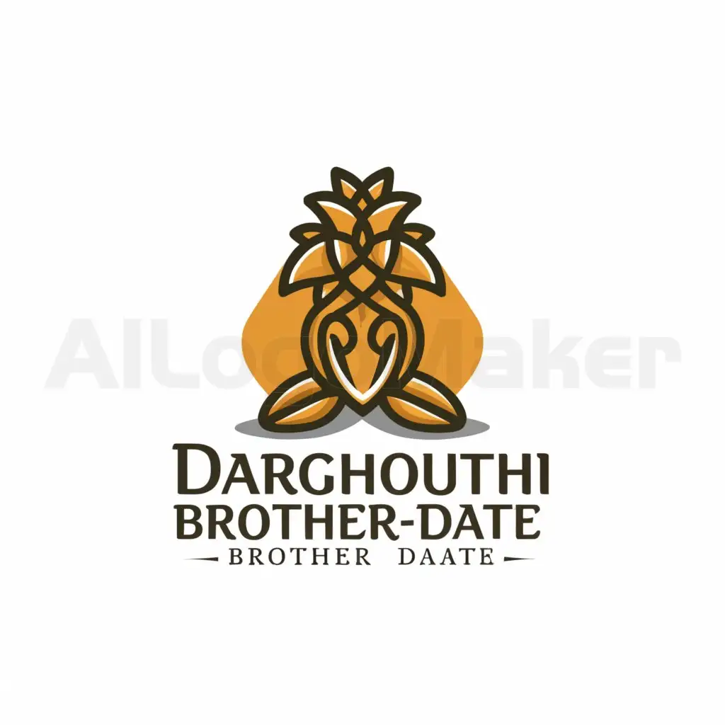 a logo design,with the text "society darghouthi brother date", main symbol:Dates,Moderate,be used in Export industry,clear background