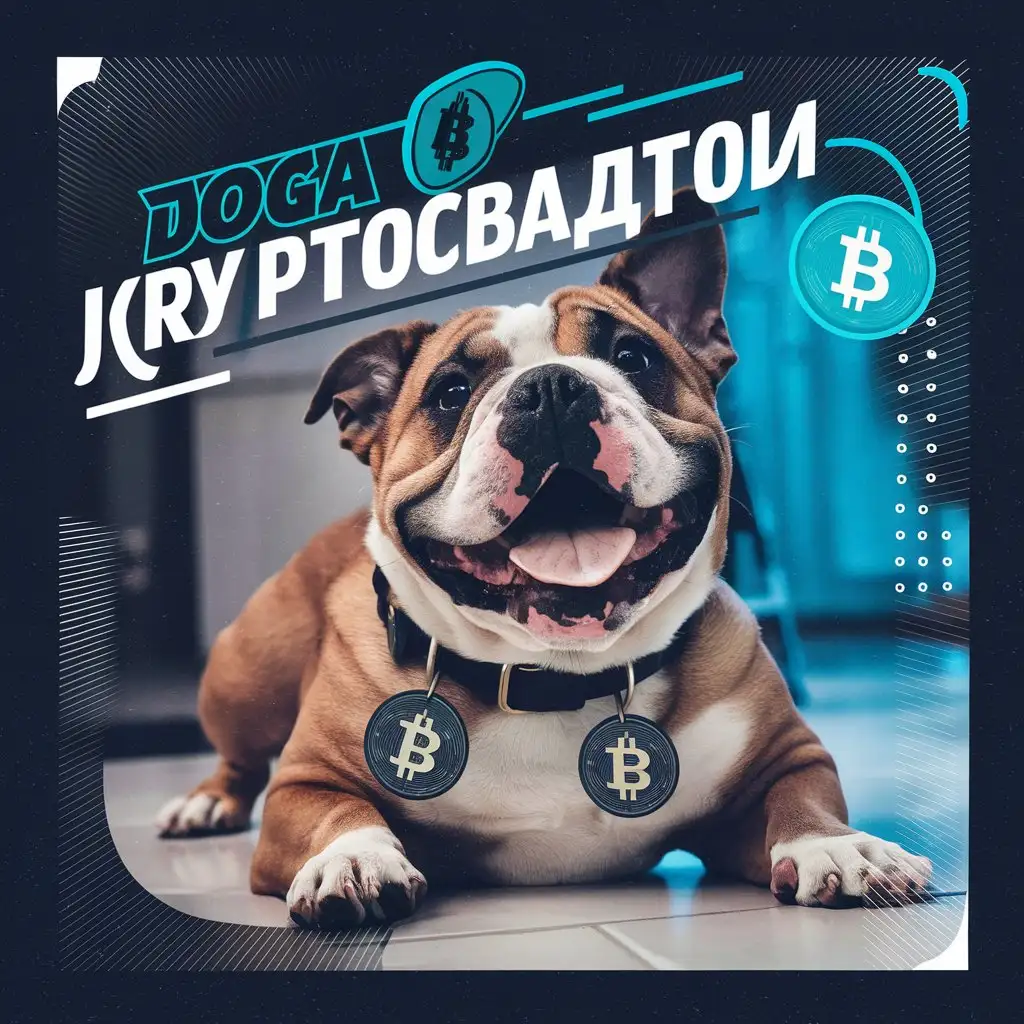 Cryptocurrency-Enthusiast-Dogs-Pose-with-DOGA-Inscription