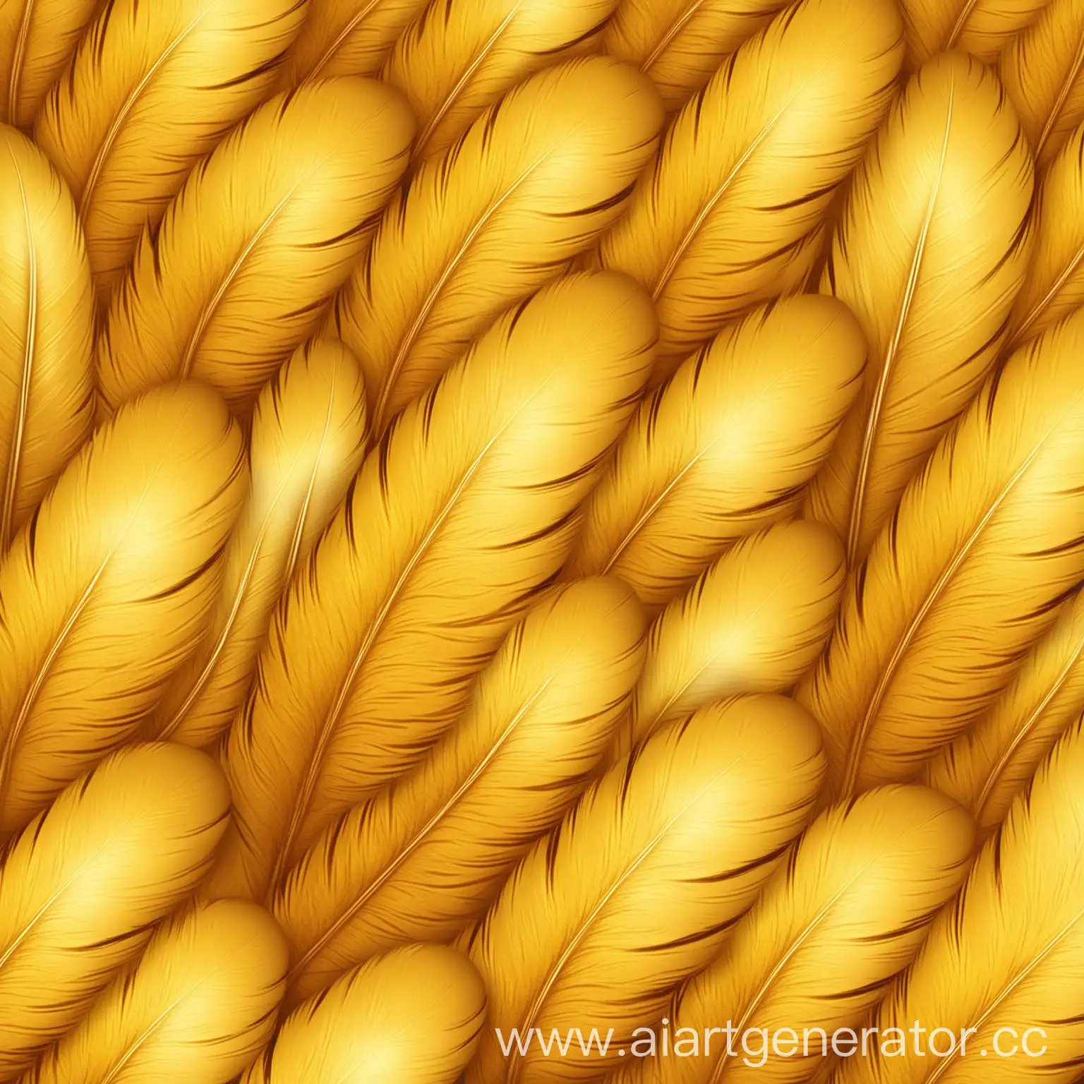 Vibrant-Yellow-Chicken-Feather-Texture