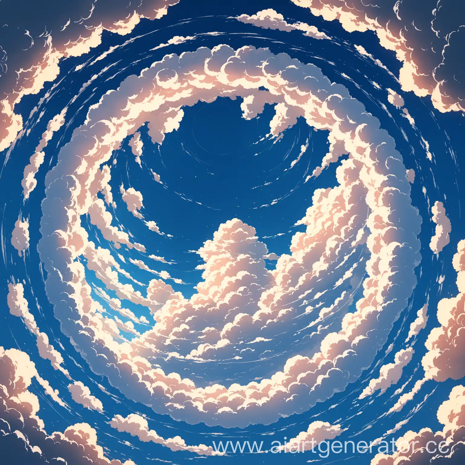 Anime-Clouds-Encircling-a-Radiant-Sphere