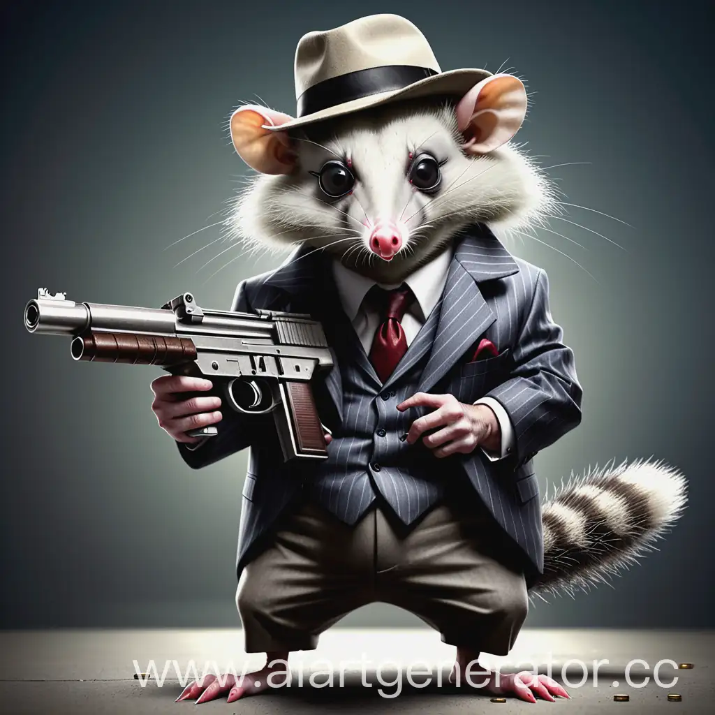 Mafia-Boss-Opossum-Armed-with-Thompson-Machine-Gun