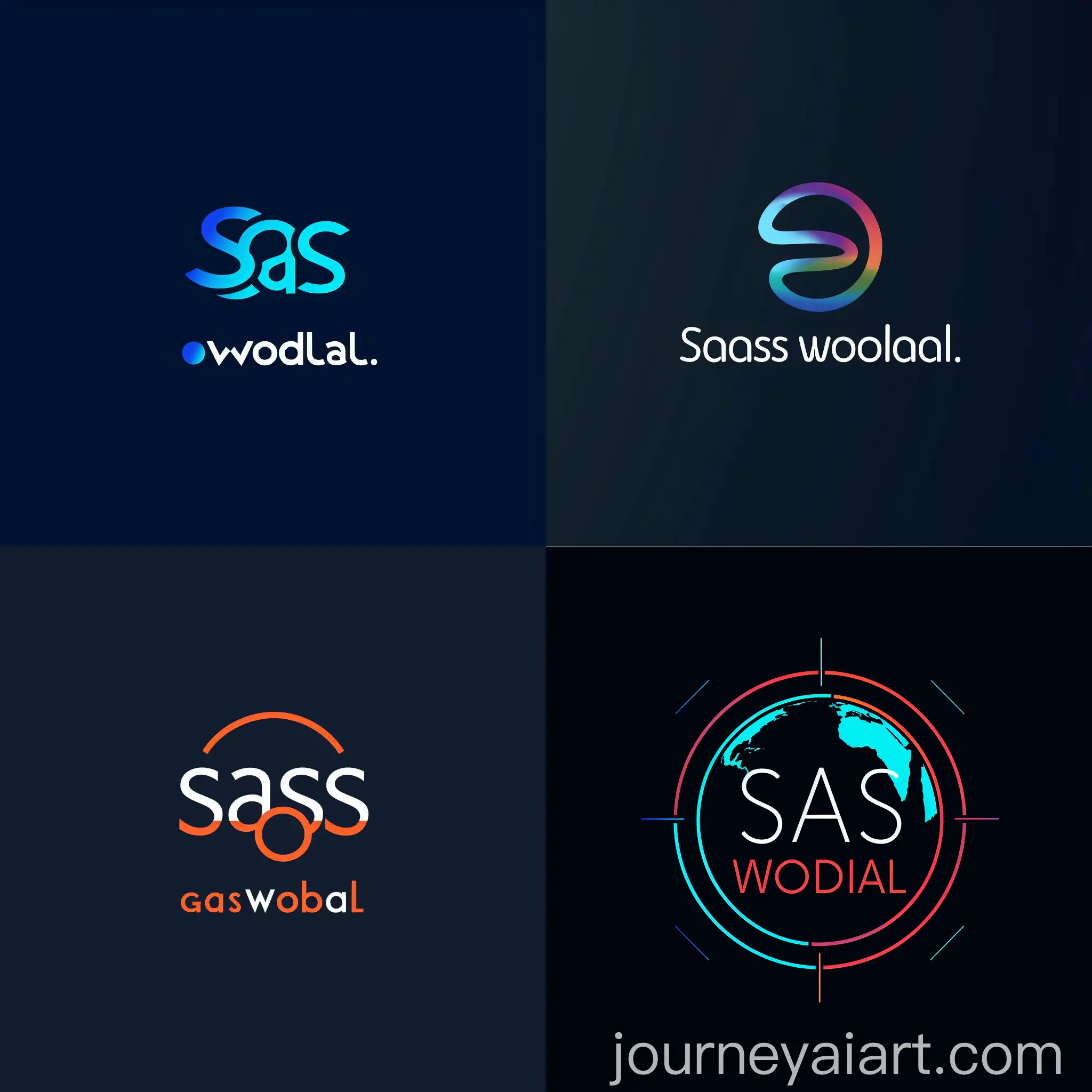 Global-SaaS-World-Logo-Design