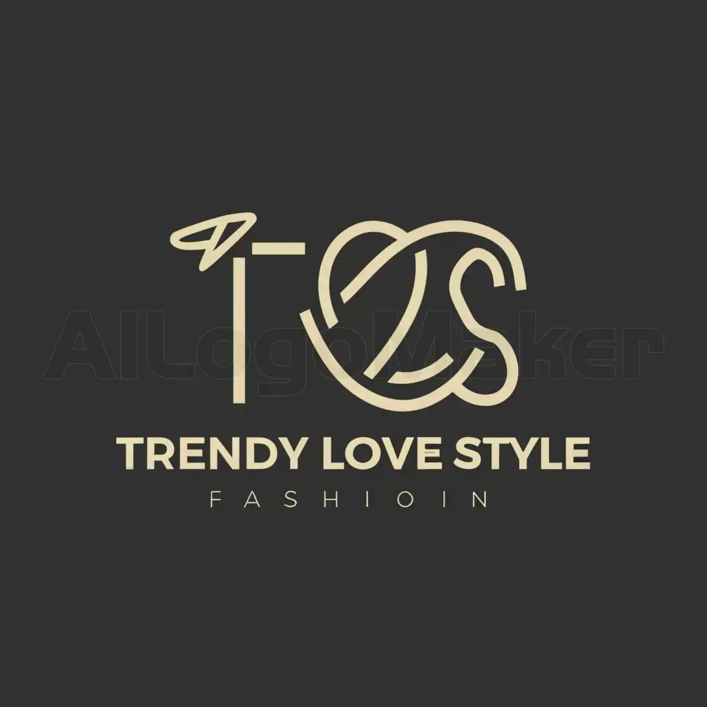 a logo design,with the text "Trendy Love Style", main symbol:TLS,Moderate,be used in Clothing industry,clear background