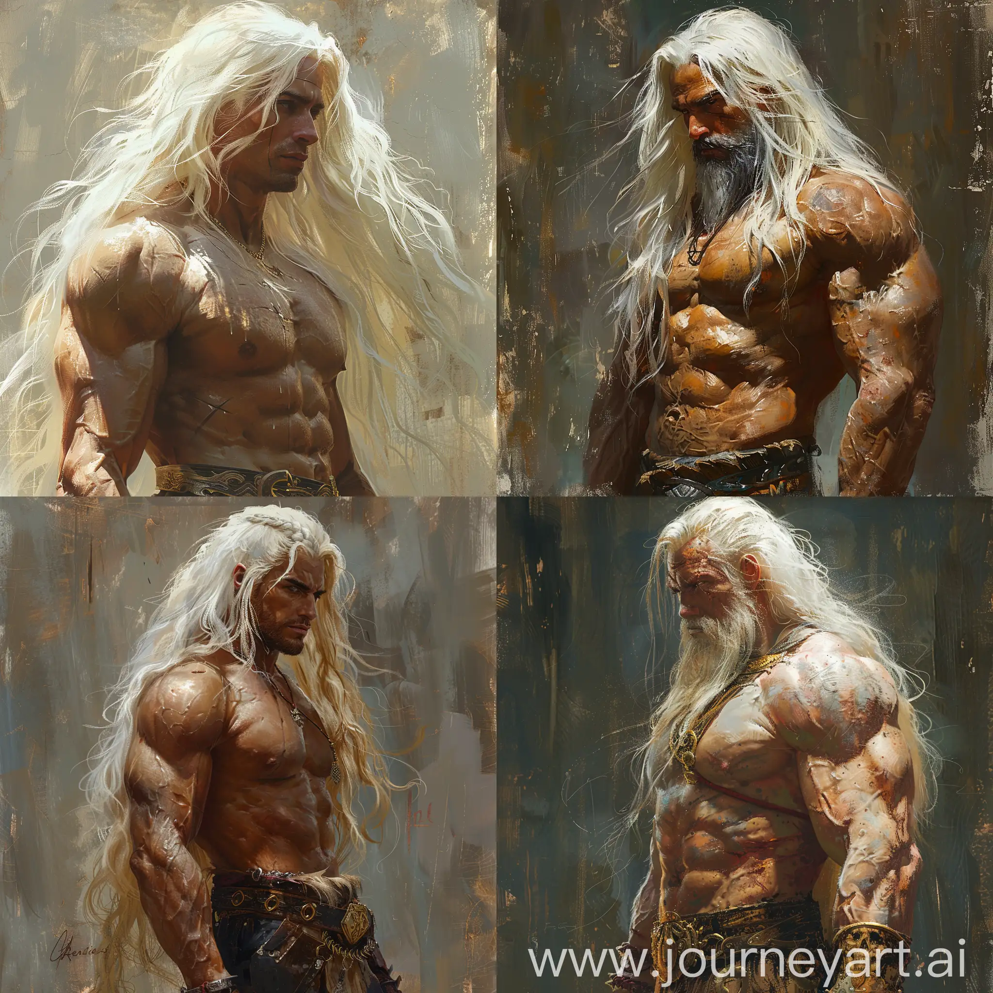 Mystical-Warrior-with-Golden-Skin-and-White-Hair-Powerful-Realistic-Portrait