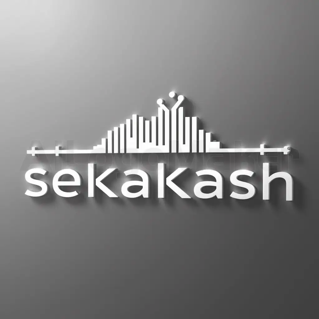 a logo design,with the text "Sekakash", main symbol:design,Moderate,be used in Technology industry,clear background