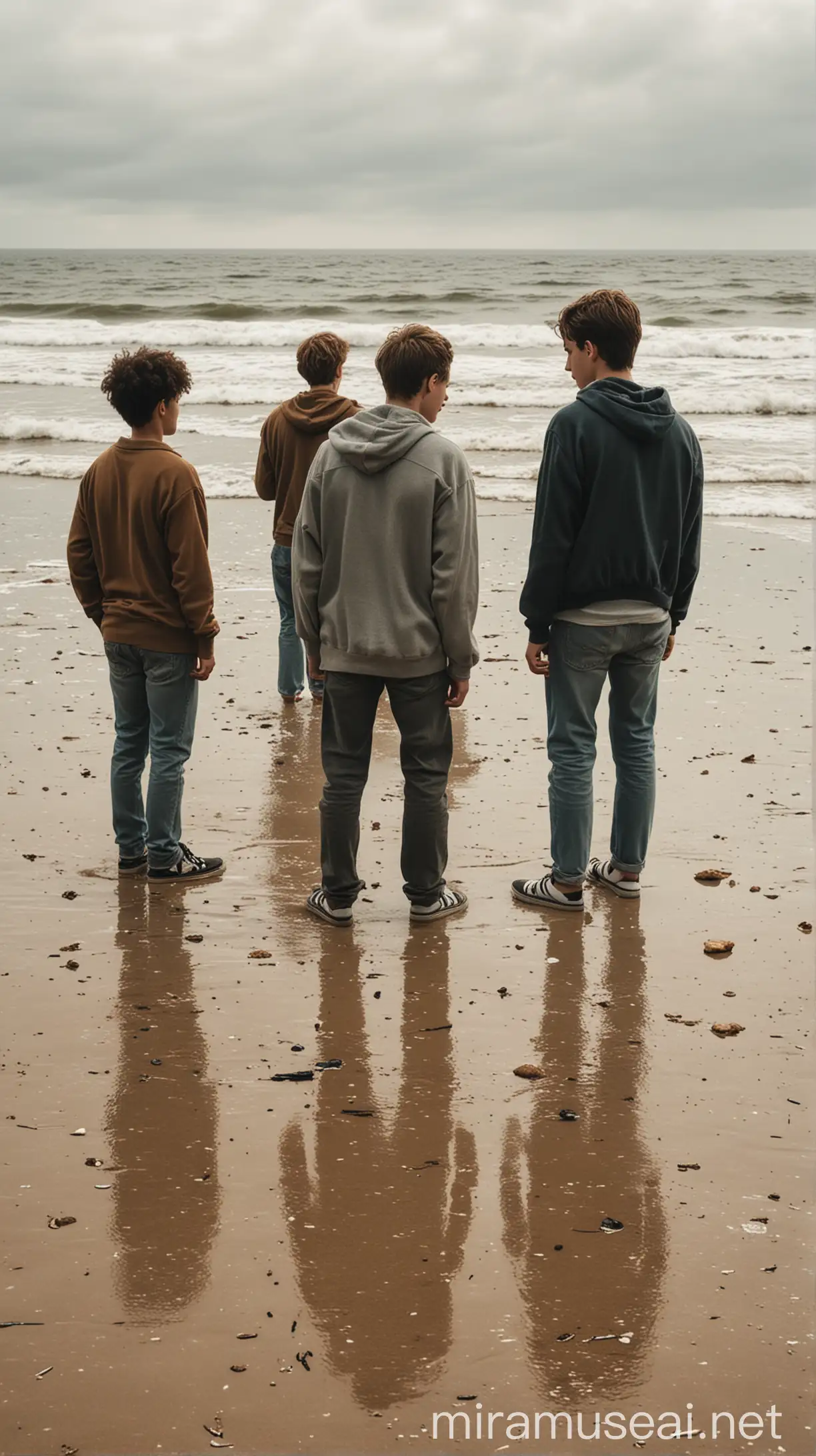 Exploration of Masculinity and Mental Health Teenagers Trapped on a Beach