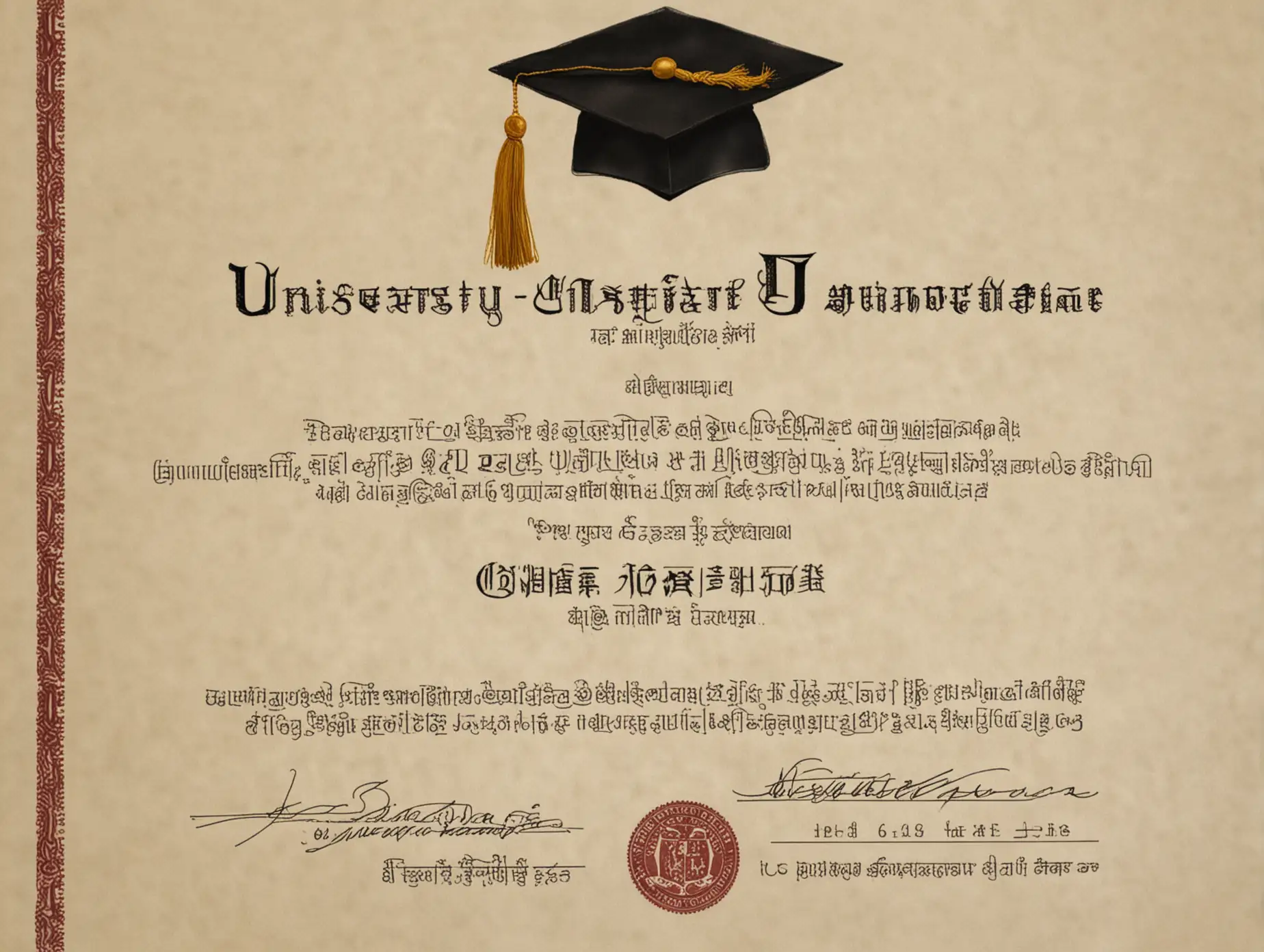 University Degree Ceremony with Graduates Celebrating Success