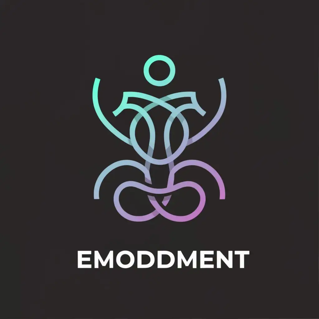 a logo design,with the text "embodiment", main symbol:embodiment,Moderate,clear background