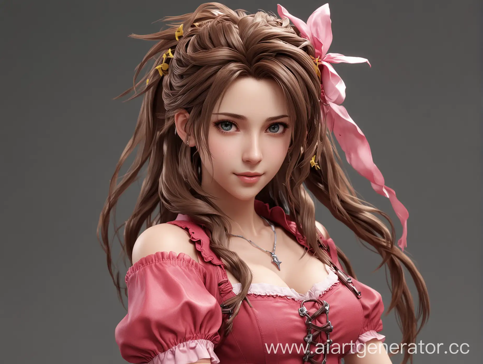 Beautiful Aerith from Final fantasy