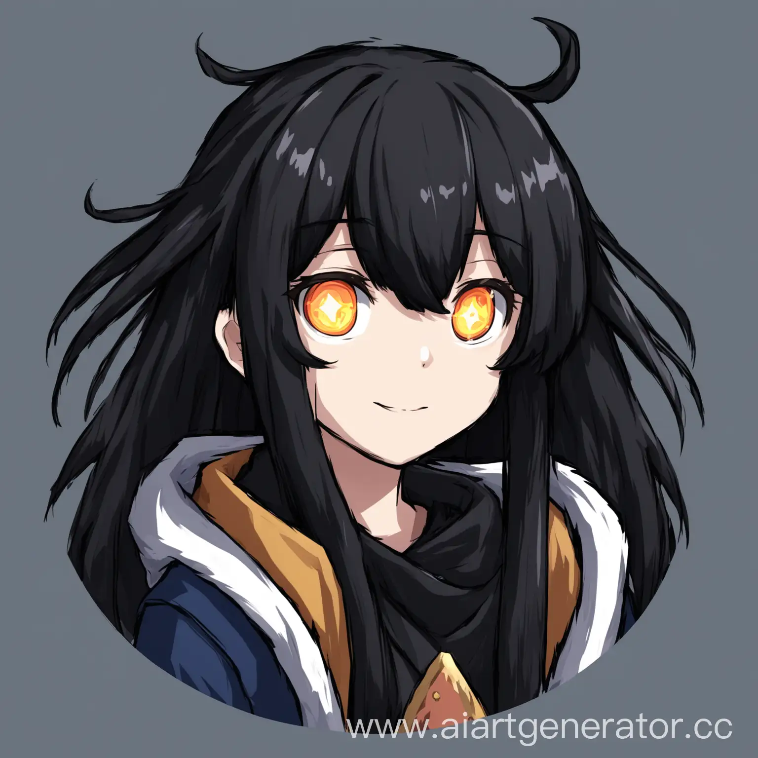 Create me an unusual anime avatar for the discord platform