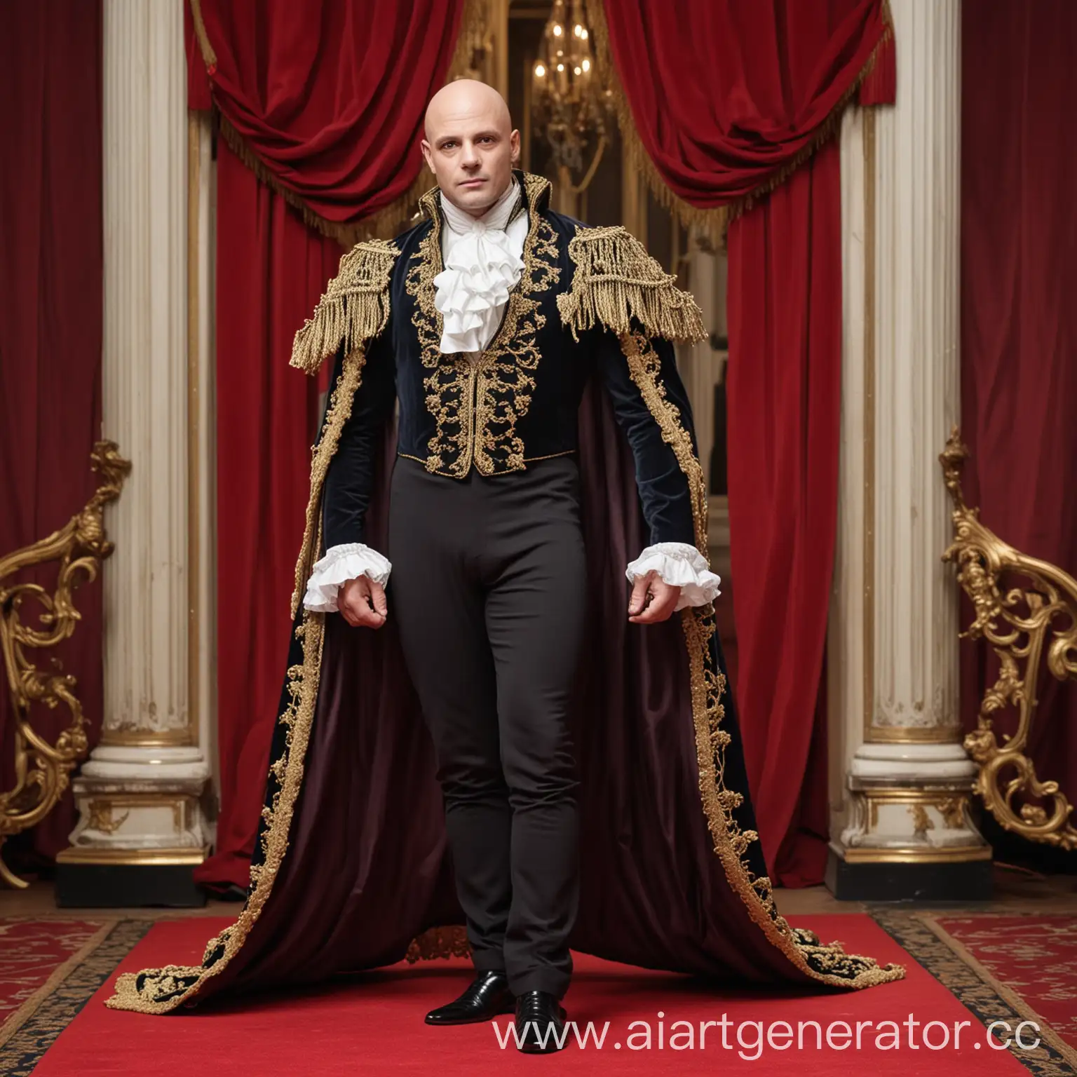 Elegant-French-Opera-Singer-Man-in-Lavish-Costume-on-Red-Carpet