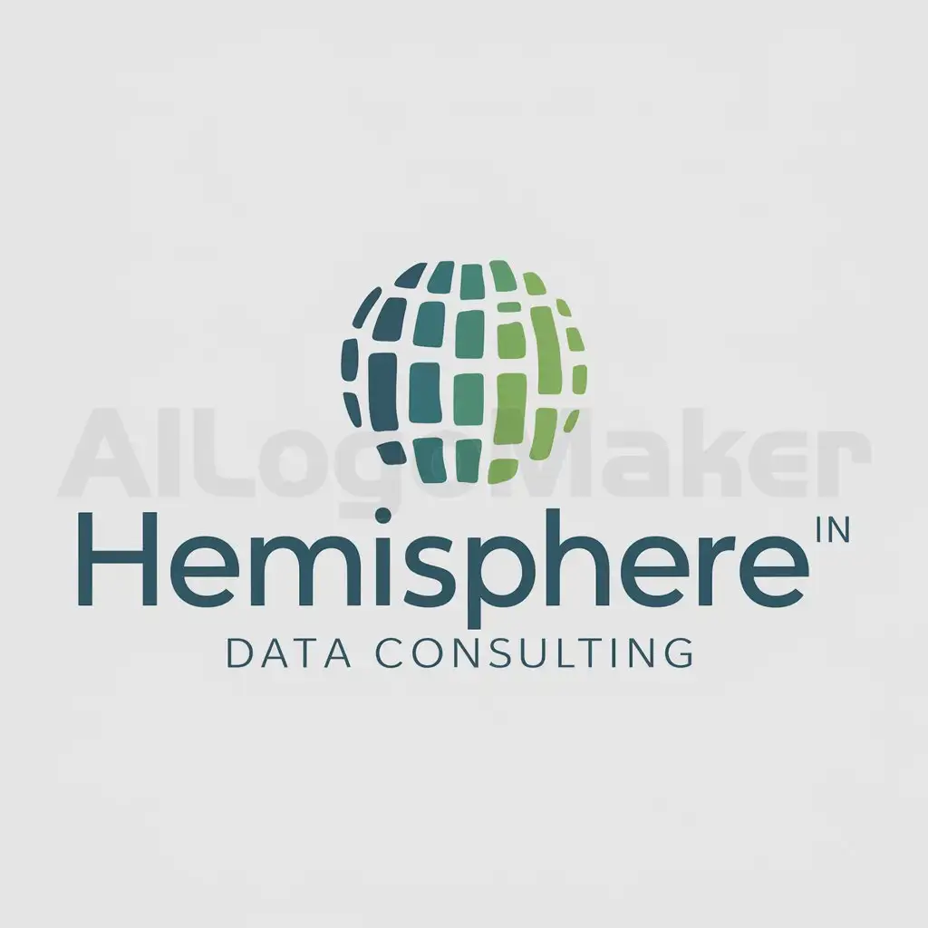 a logo design,with the text "Hemisphere Data Consulting", main symbol:data chart,Moderate,clear background