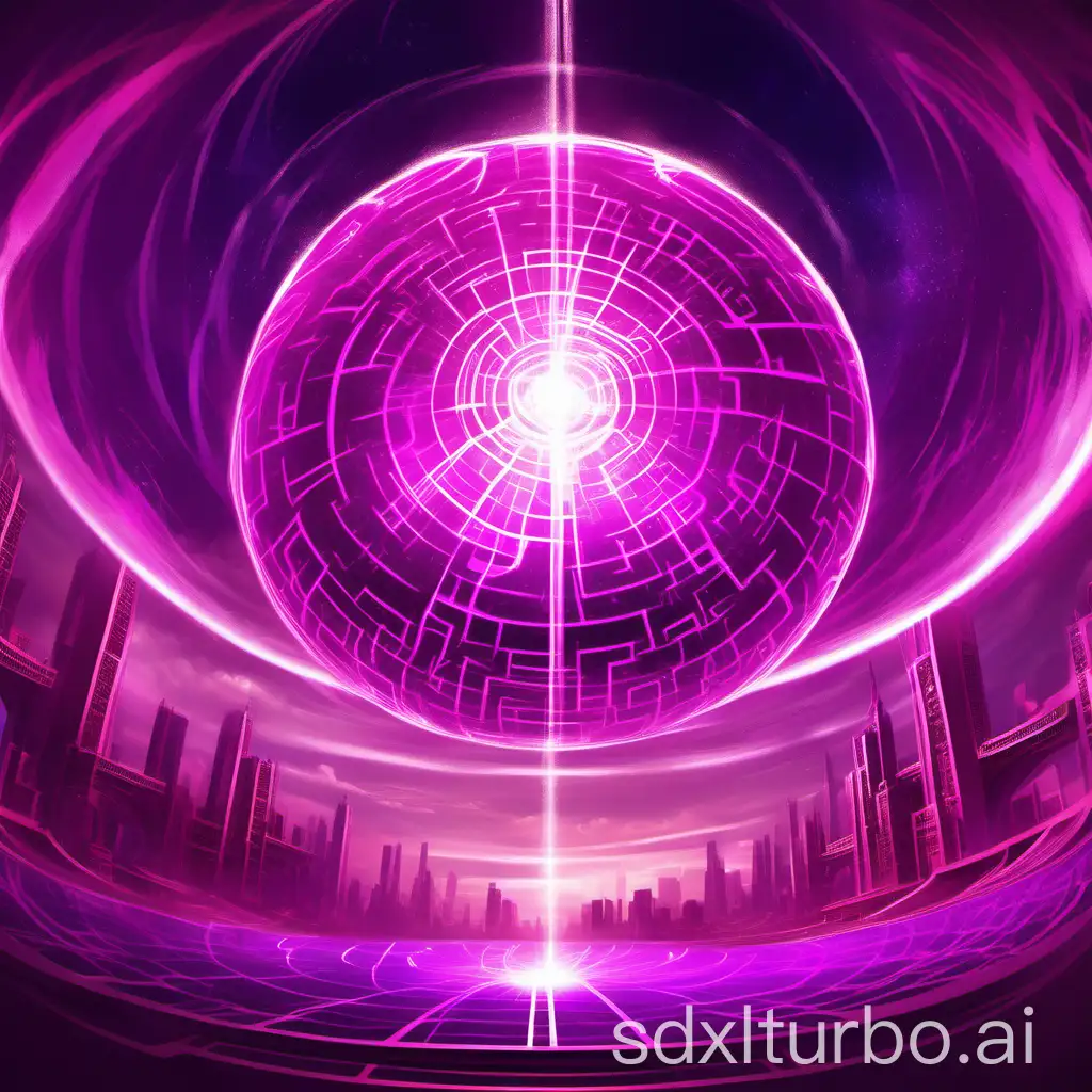 Vibrant-Violet-and-Pink-Energy-EMP-Dome