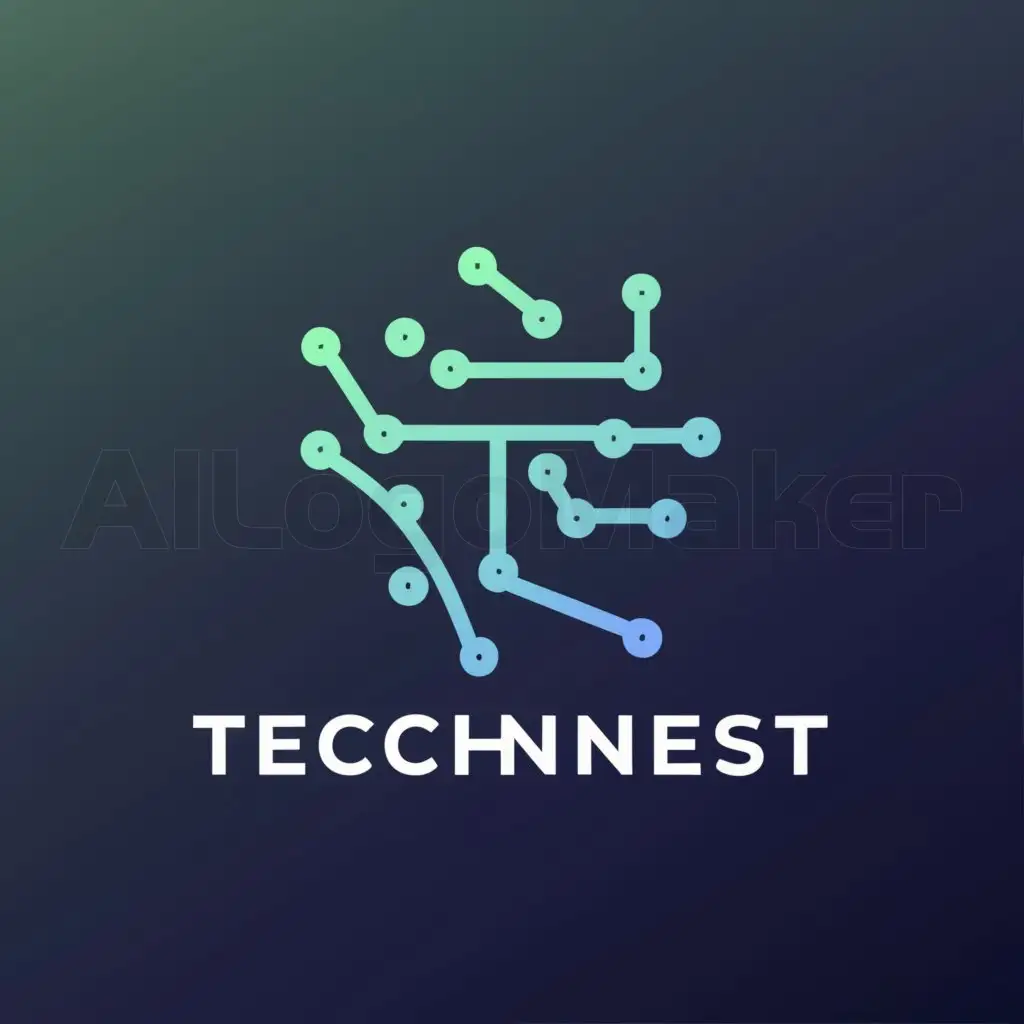 a logo design,with the text "Technest", main symbol:Technology,Moderate,clear background