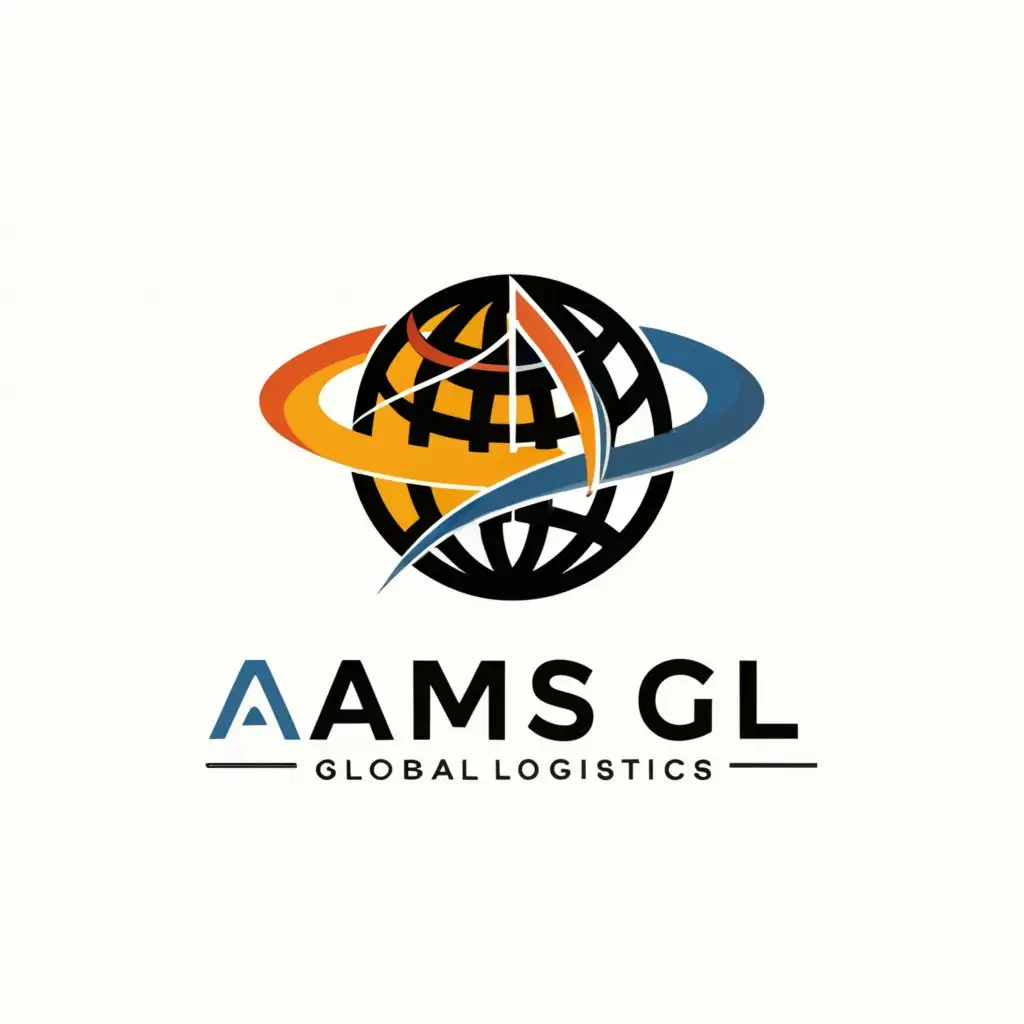 a logo design,with the text "AMS Global Logistics", main symbol:logo  text ""AMS Global Logistics" or  "AMSGL", main symbol:conceptualize a text-based / image-based logo for company that emphasizes a professional appeal.
a supply chain company. AMS Global Logistics or AMSGL. This company is global in nature and supplier services of the following:
Import / Export
Customs Clearance
Container Transport
Warehousing,

-set of logos - white background and black background,
- Use primarily green color for the logo, signifying freshness and growth,
- The logo should project a professional image, suitable for a corporate environment,
- I prefer a text-based logo / Imaged-Based or a combination of both - creativity in typesetting, fonts or typography will be appreciated,  clear background,,complex,be used in Others industry,clear background