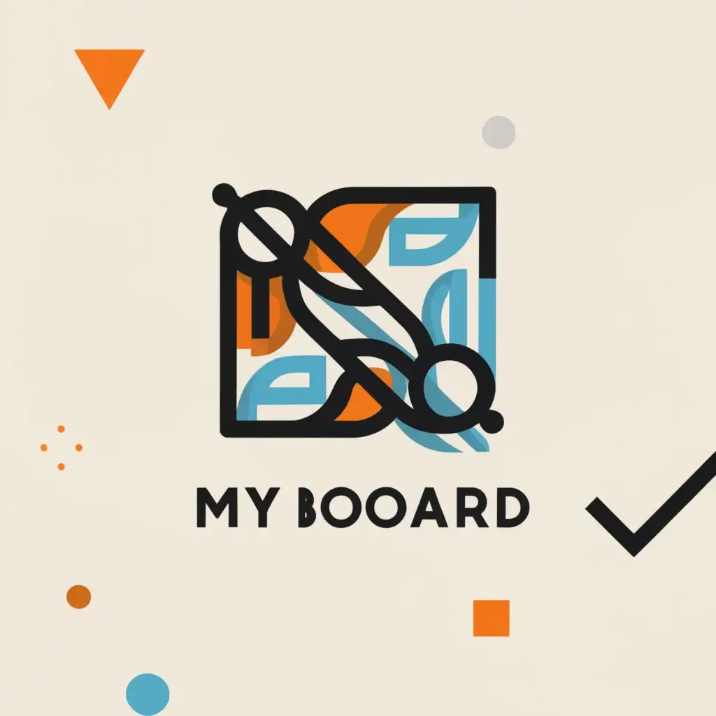 a logo design,with the text "my board", main symbol:BLOG,complex,be used in Others industry,clear background