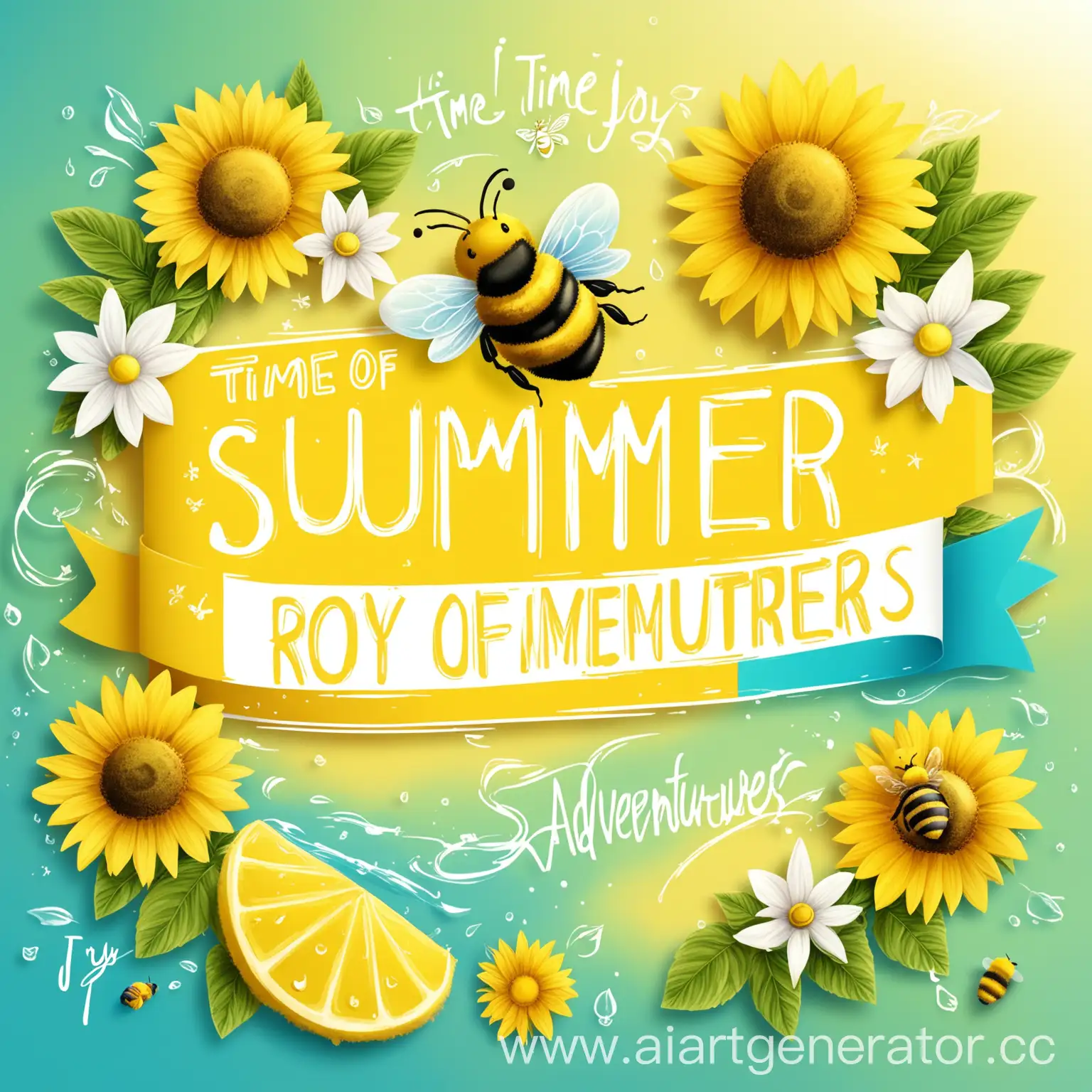 Summer-Adventure-Cover-Colorful-Social-Network-Image-with-Bee