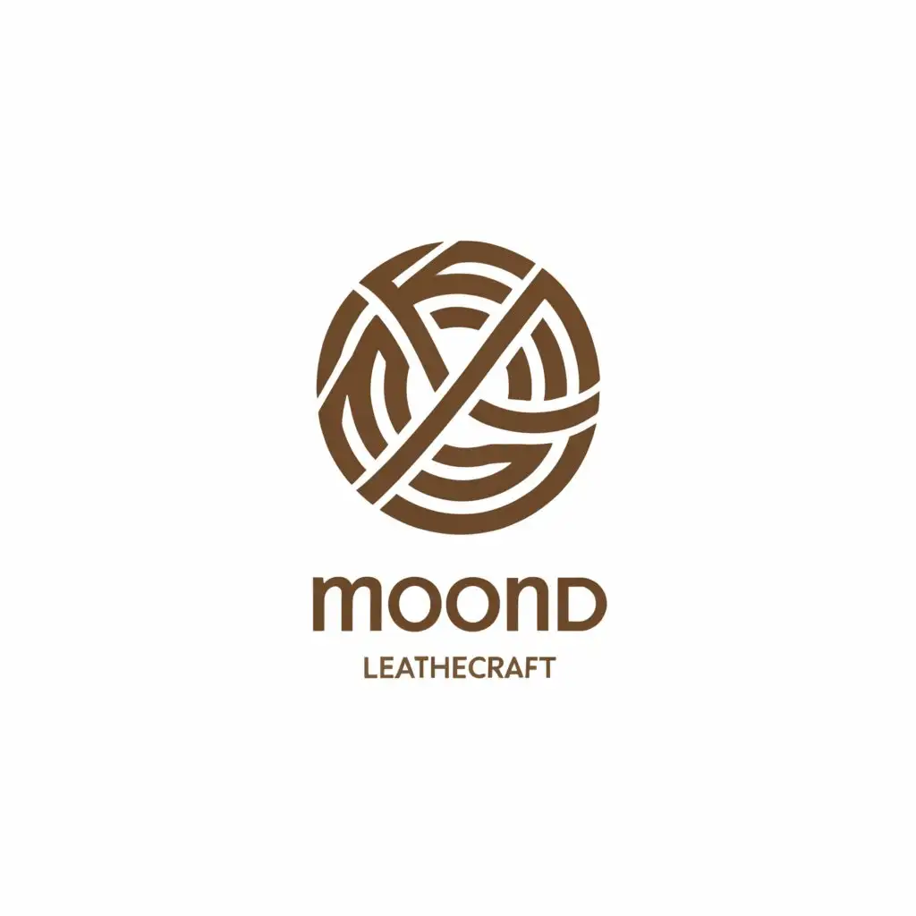 a logo design,with the text "MonD", main symbol:Leathercraft,Moderate,be used in Handicraft industry,clear background