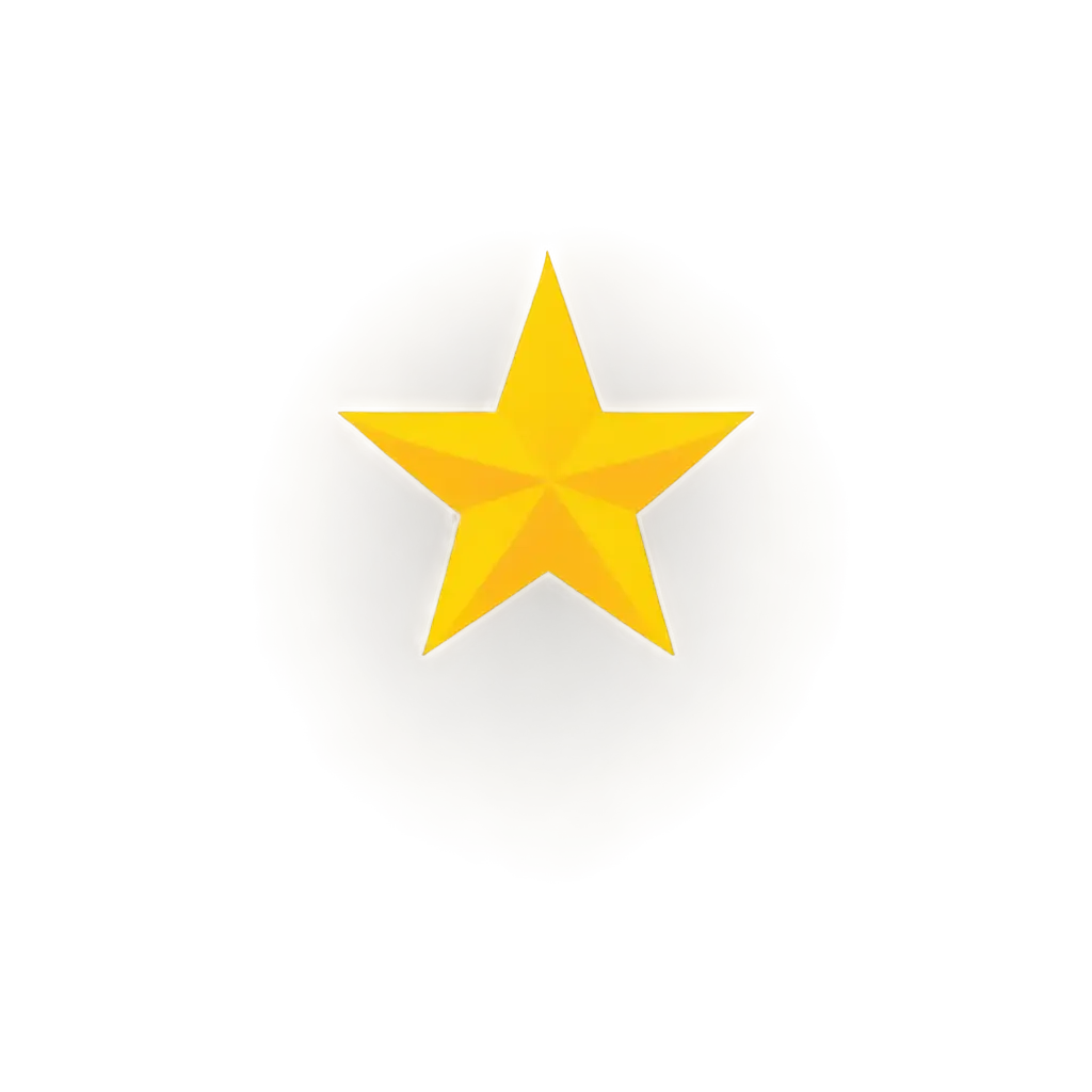 Single-Yellow-Star-PNG-Illuminate-Your-Designs-with-Radiant-Simplicity