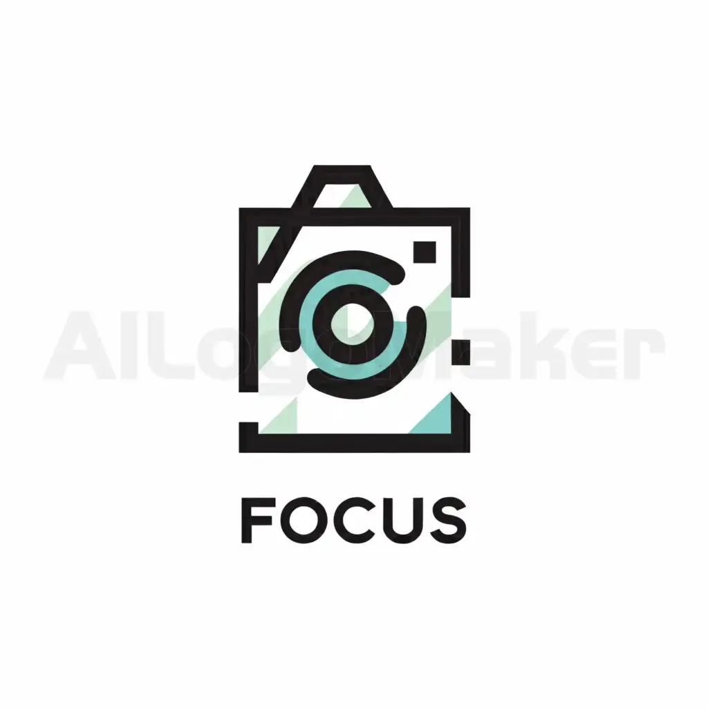 a logo design,with the text "Focus", main symbol:Camera,Moderate,be used in Others industry,clear background