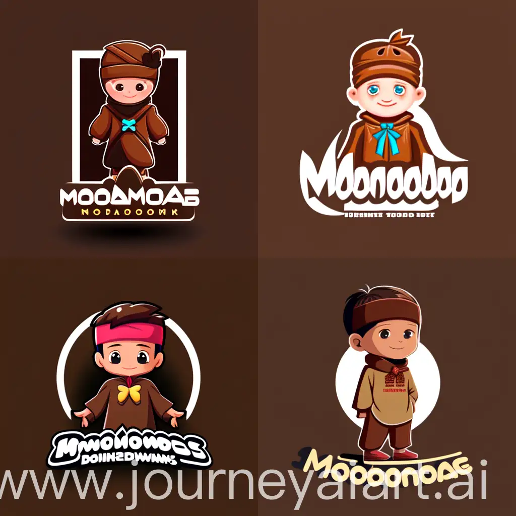 LOGO Design For Mohamed Special Brownies logo boy stand wear thobe