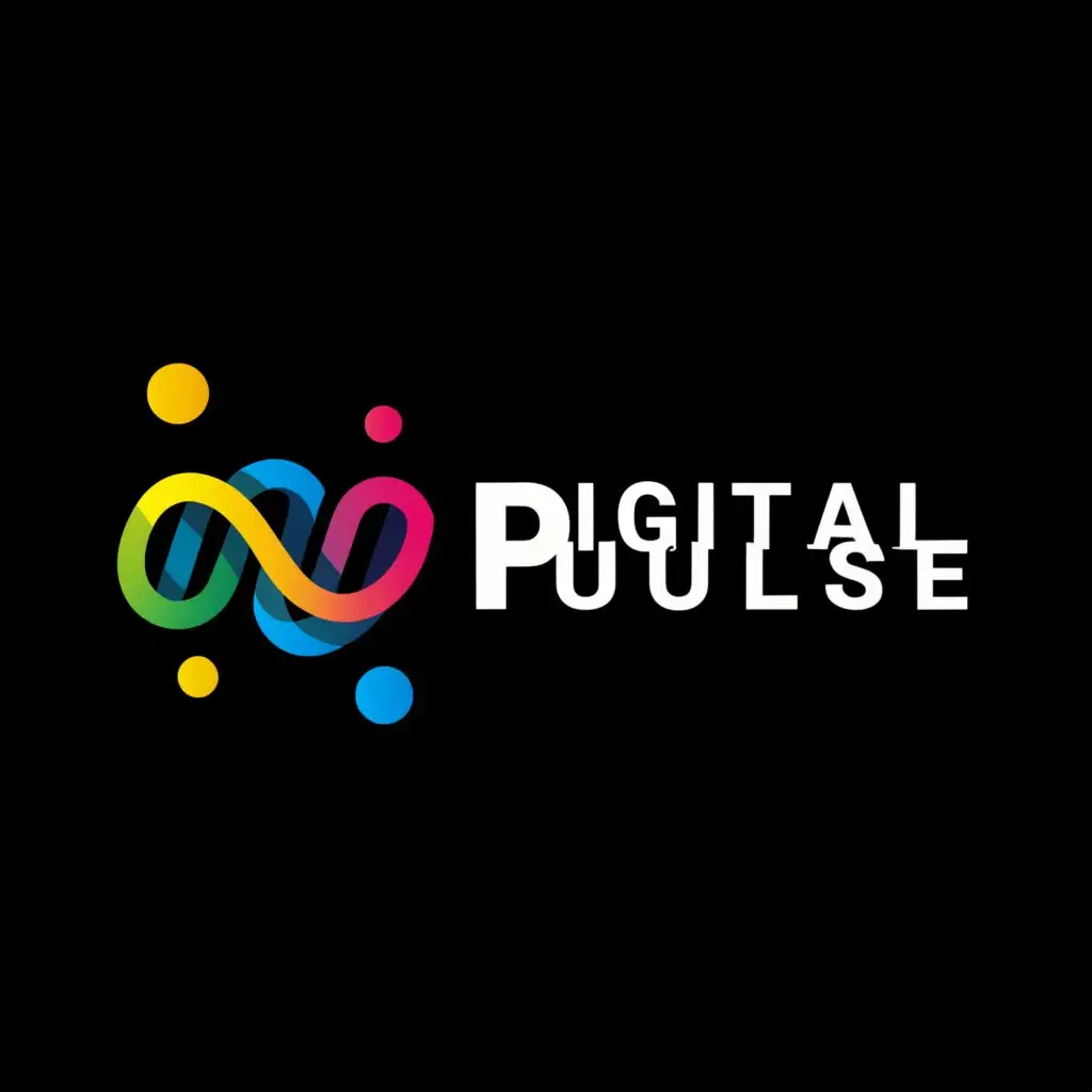 a logo design,with the text 'Digital pulse', main symbol:digital pulse,Modéré,be used in Technologie industry,clear background