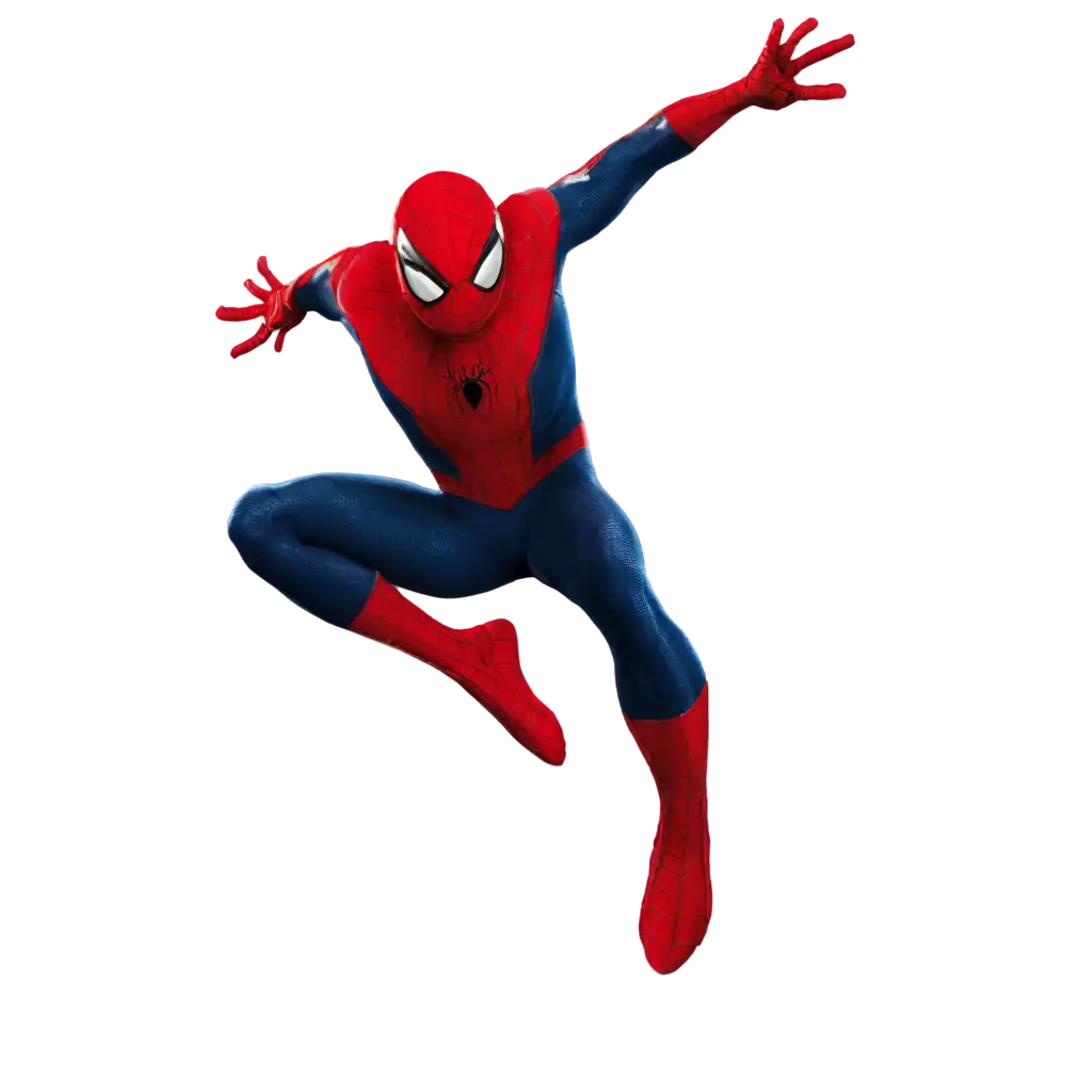 Dynamic-Spiderman-PNG-Enhance-Your-Web-with-HighQuality-Transparent-Images