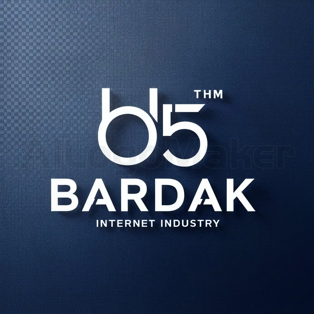 a logo design,with the text "05", main symbol:Bardak,Minimalistic,be used in Internet industry,clear background