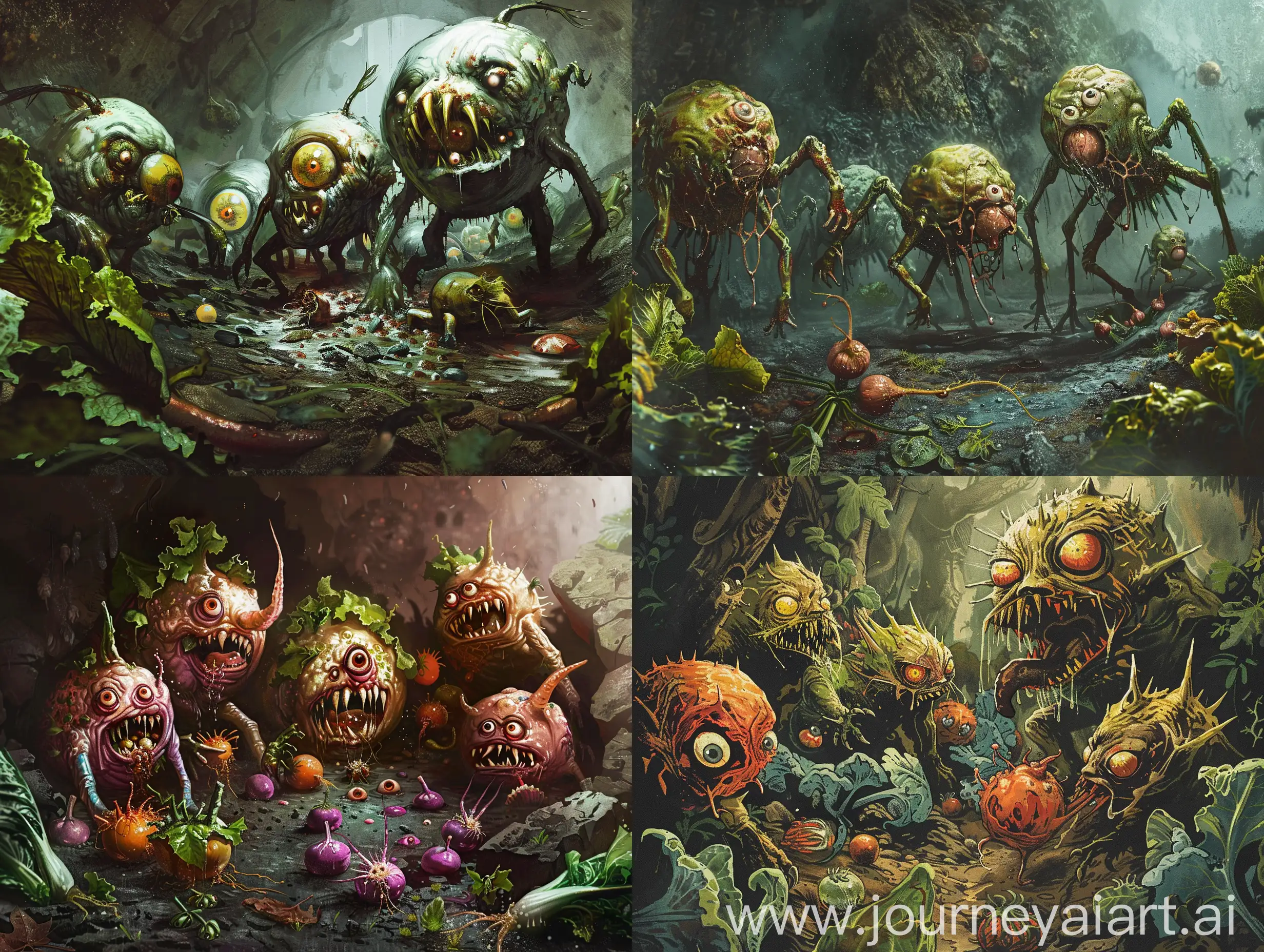 DarknessBorn-Monsters-Collecting-Eyeballs-Amidst-Mutant-Vegetable-War